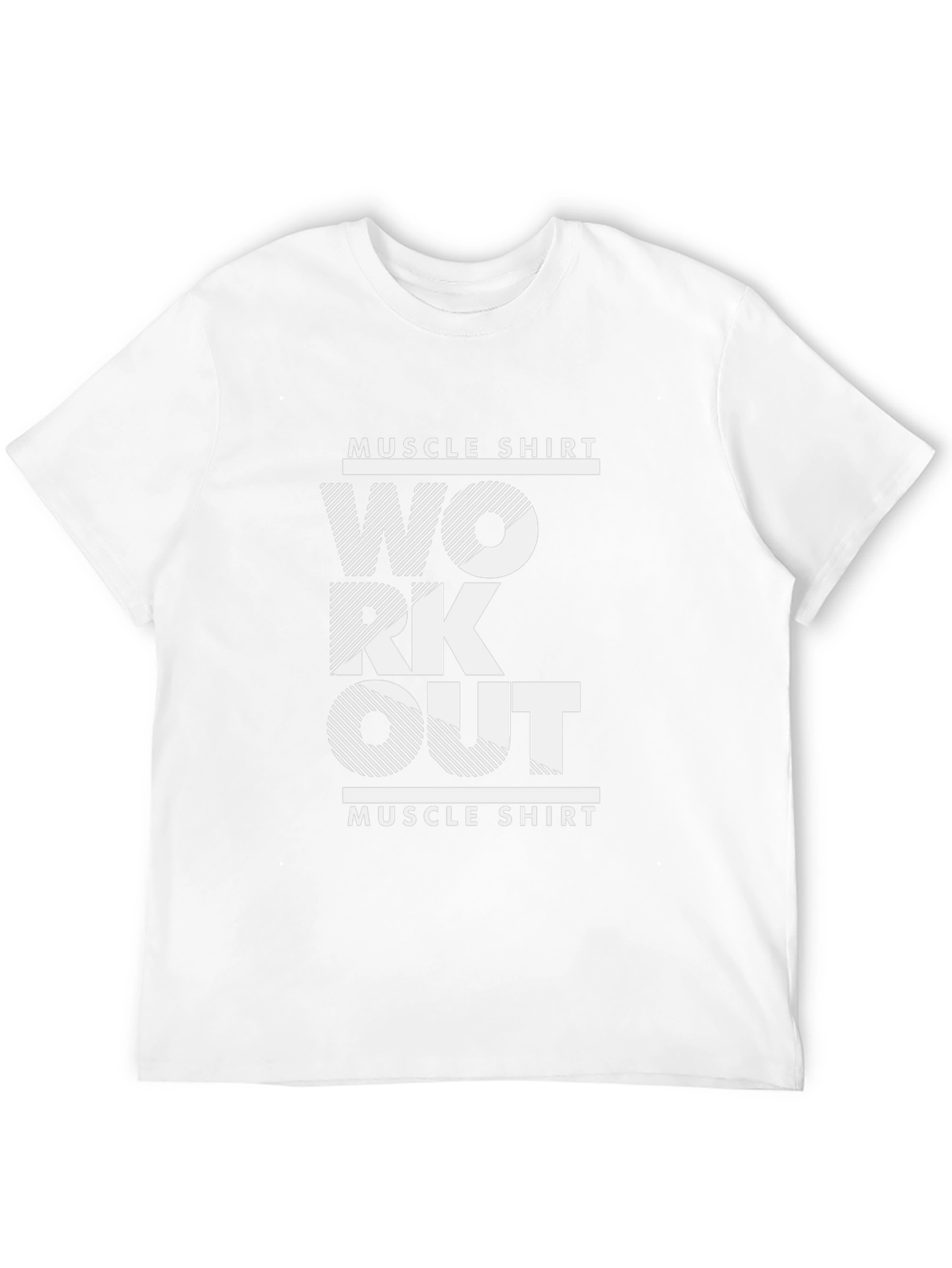 Workout Muscle Shirt - Black Gym Tee