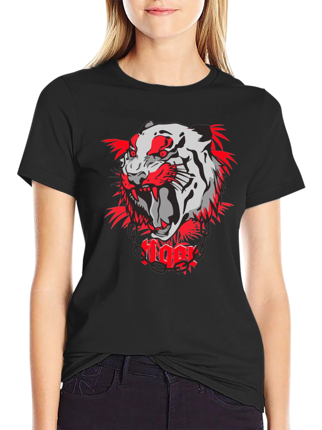 Tiger Graphic Print T-Shirt - Bold & Stylish