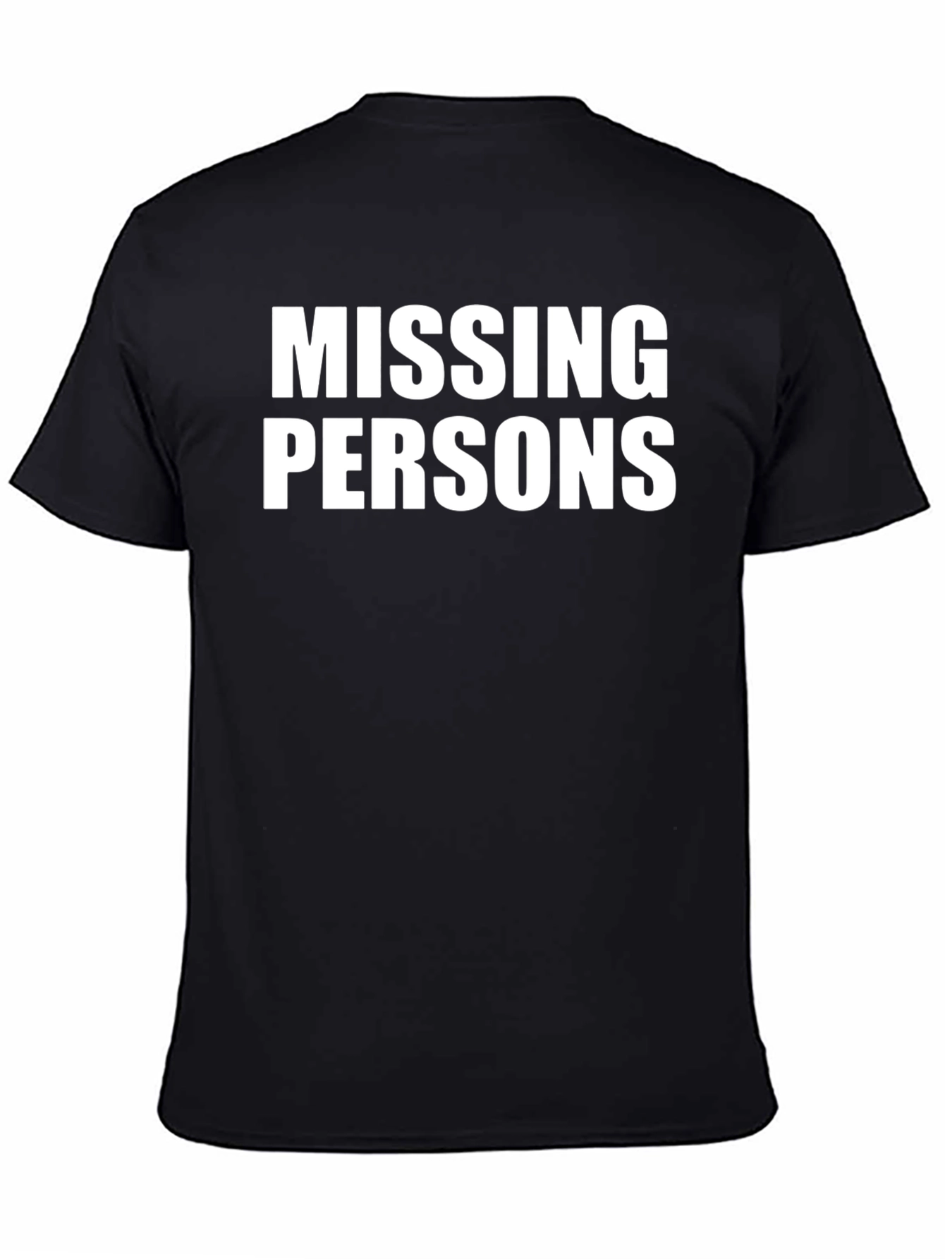 Missing Persons Graphic Tee - Novelty T-Shirt