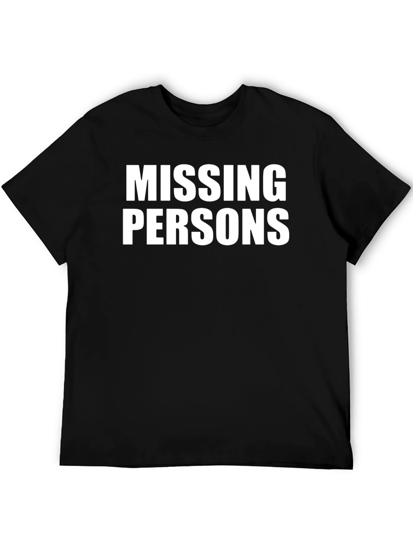 Missing Persons Graphic Tee - Novelty T-Shirt