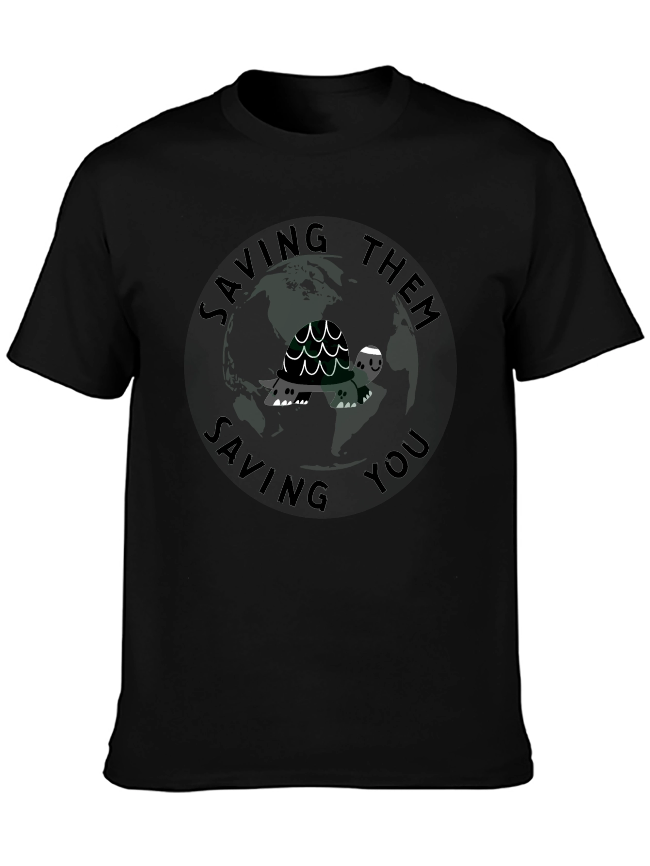 Saving Them Saving You Turtle T-Shirt