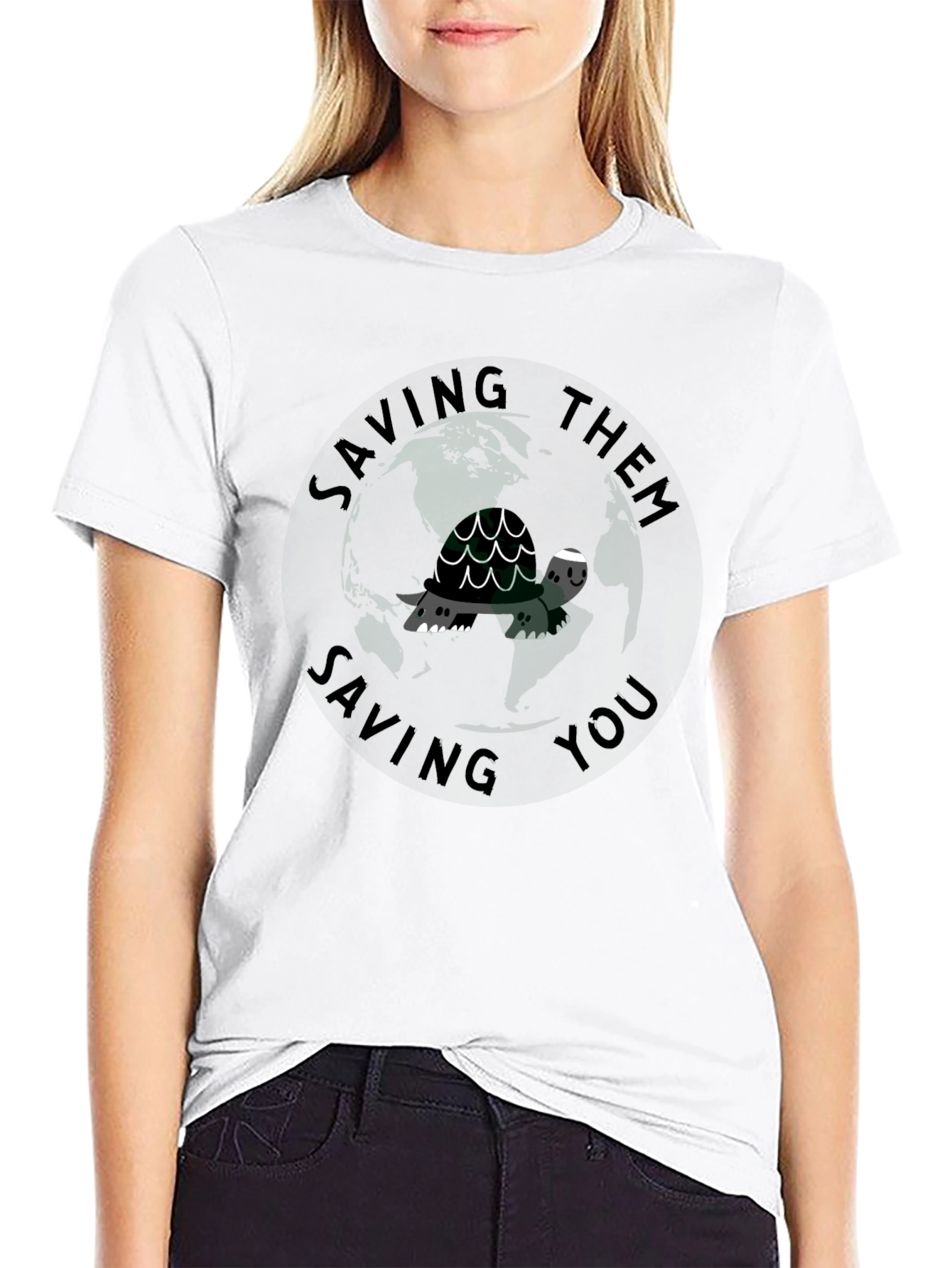 Saving Them Saving You Turtle T-Shirt