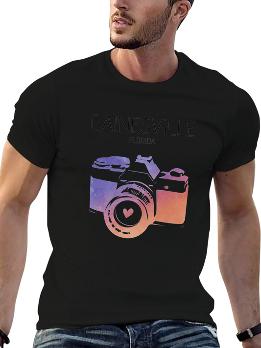 Gainesville Florida Camera Graphic Tee