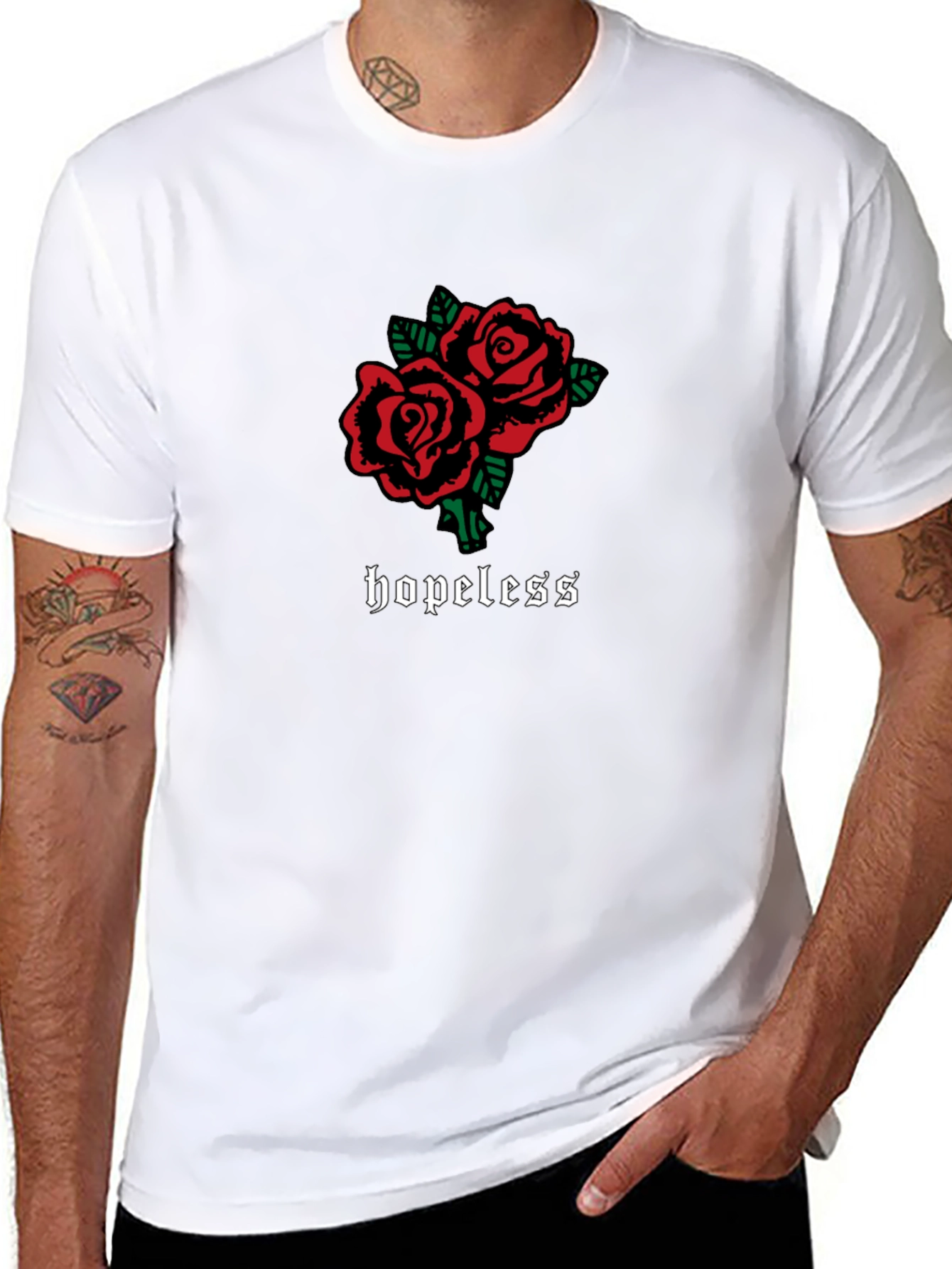 Hopeless Roses Graphic T-Shirt