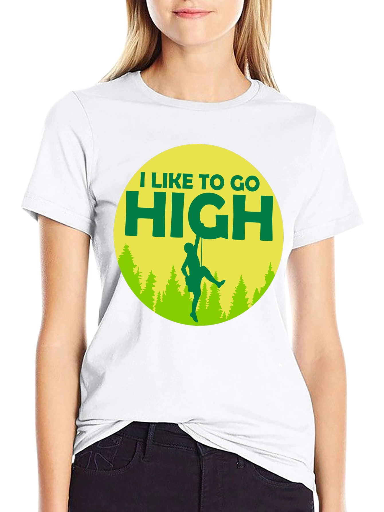 I Like To Go High T-Shirt Climbing Graphic Tee