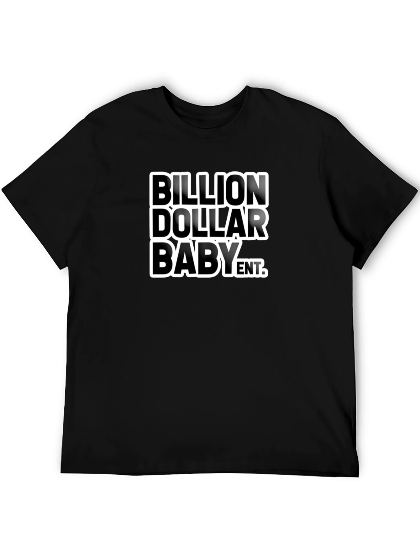 Billion Dollar Baby Graphic Tee - Black Cotton Blend