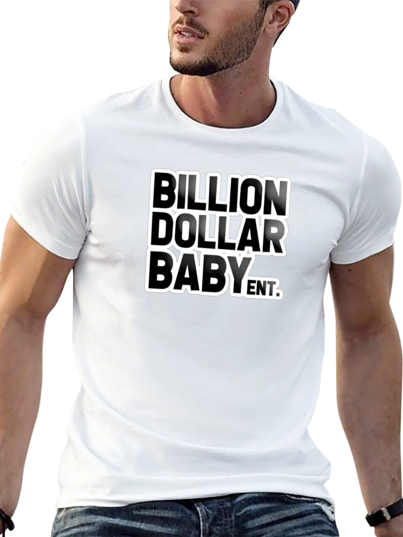 Billion Dollar Baby Graphic Tee - Black Cotton Blend