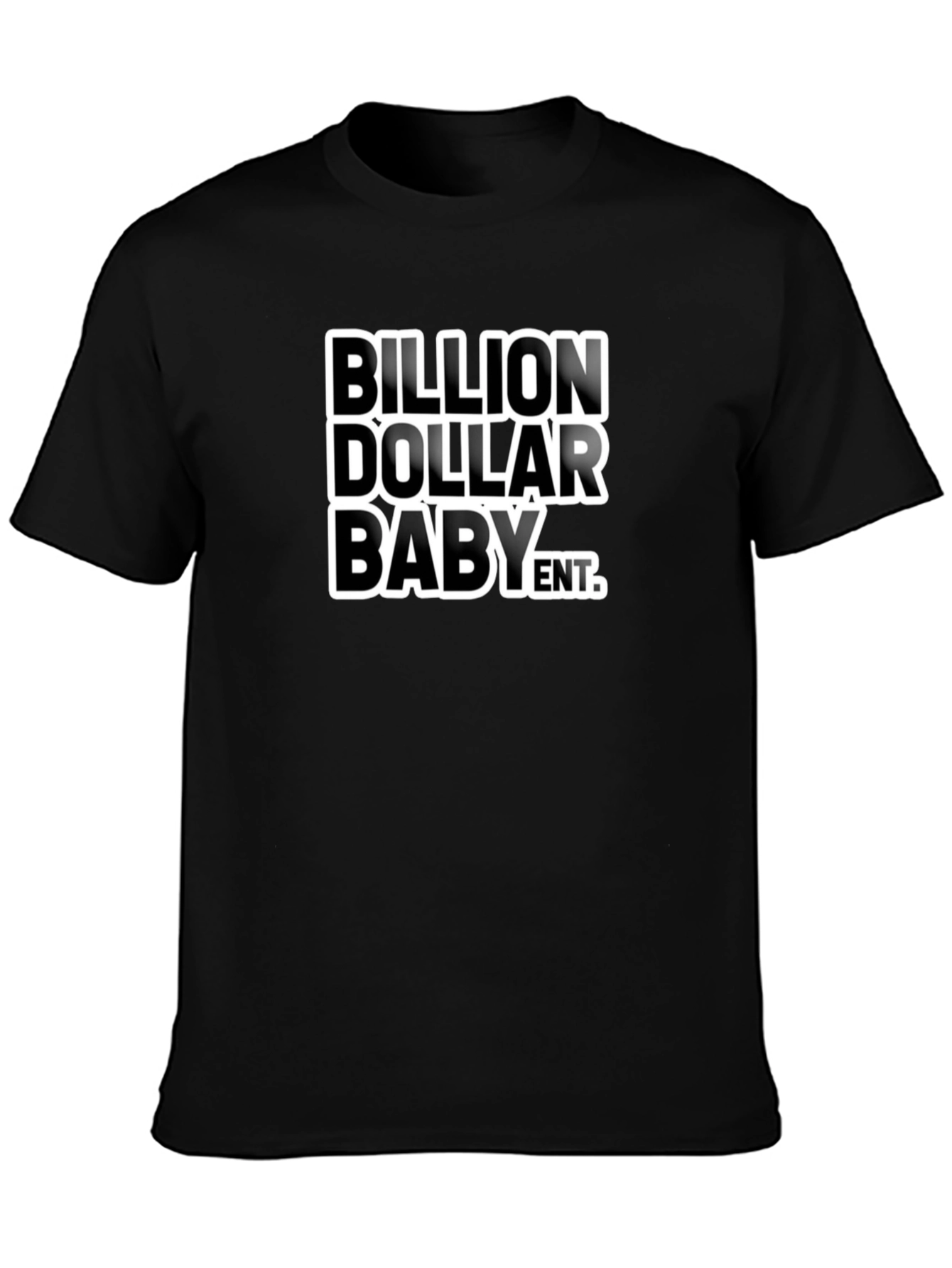 Billion Dollar Baby Graphic Tee - Black Cotton Blend