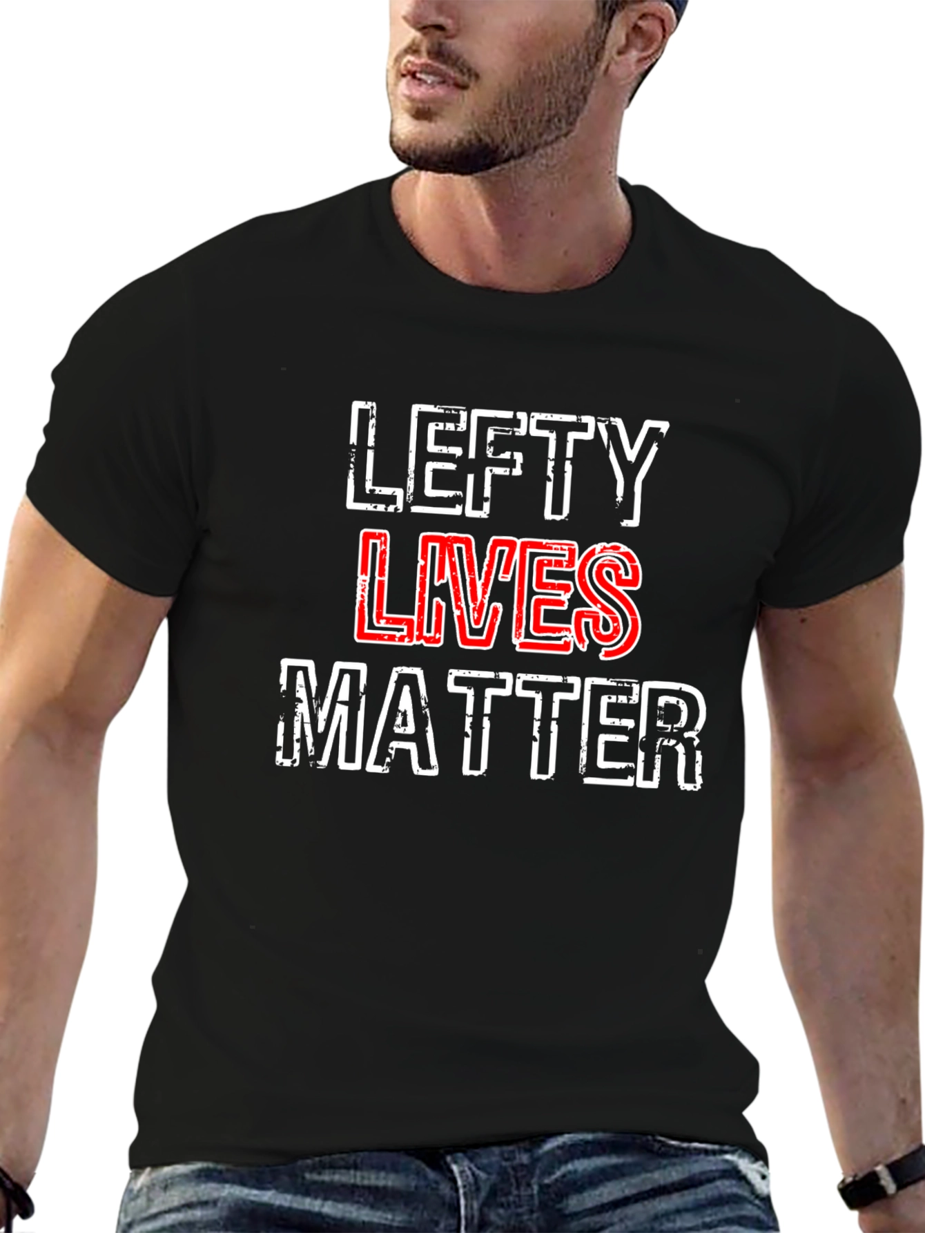 Lefty Lives Matter T-Shirt - Black Graphic Tee