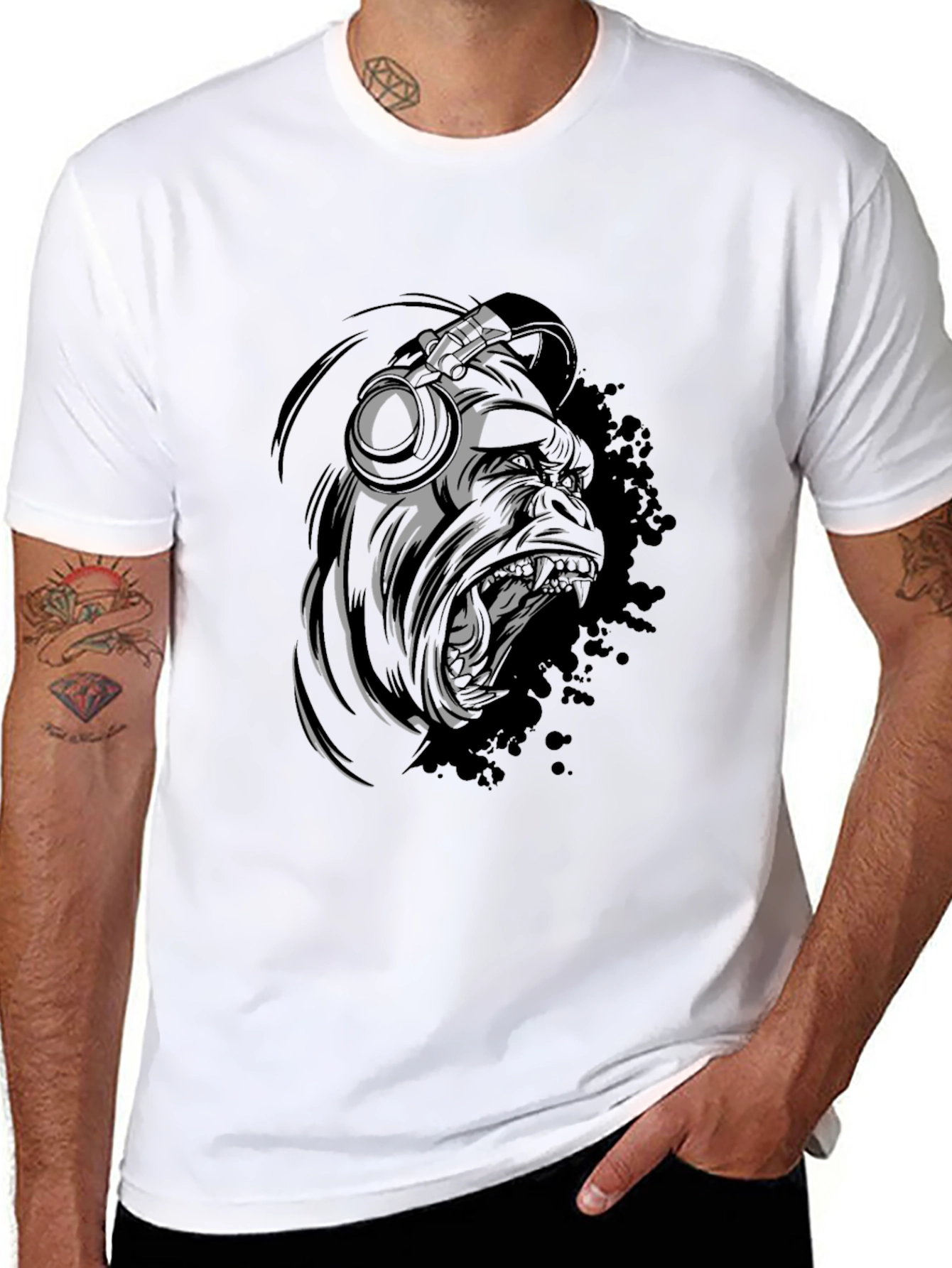 Urban Ape Graphic Tee - Black