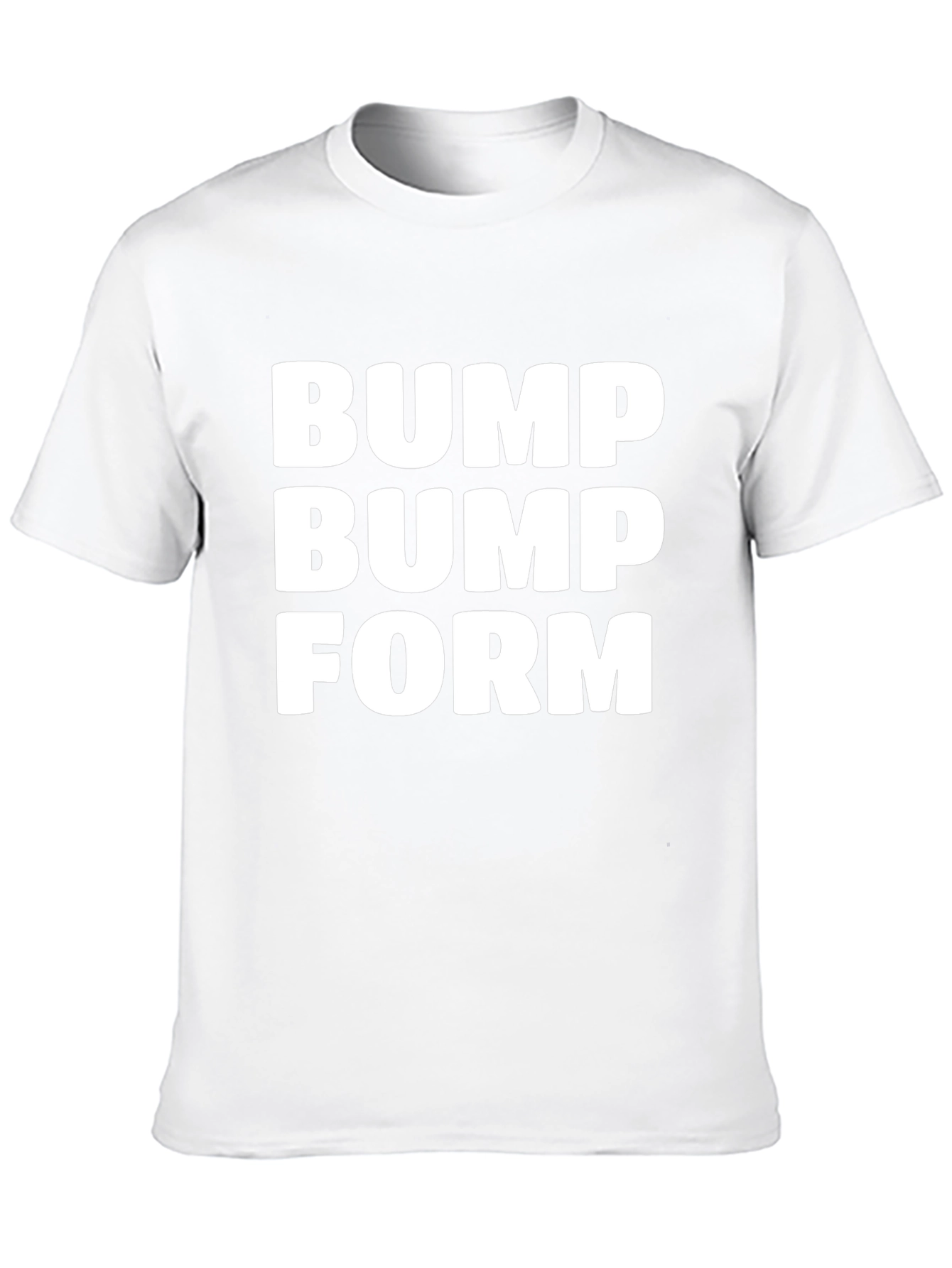 Bump Bump Form Black T-Shirt