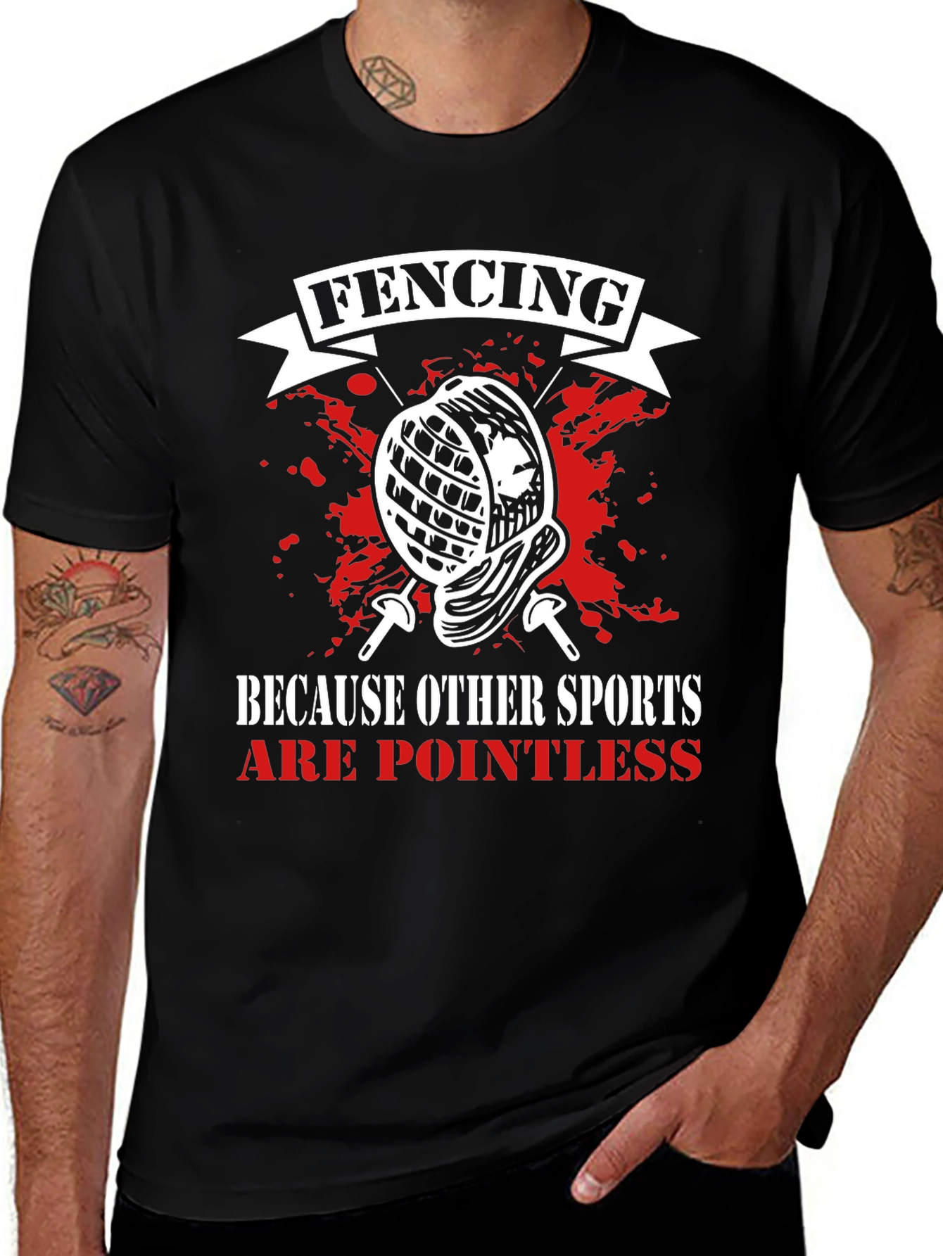 Fencing T-Shirt: Because Other Sports Are Pointless