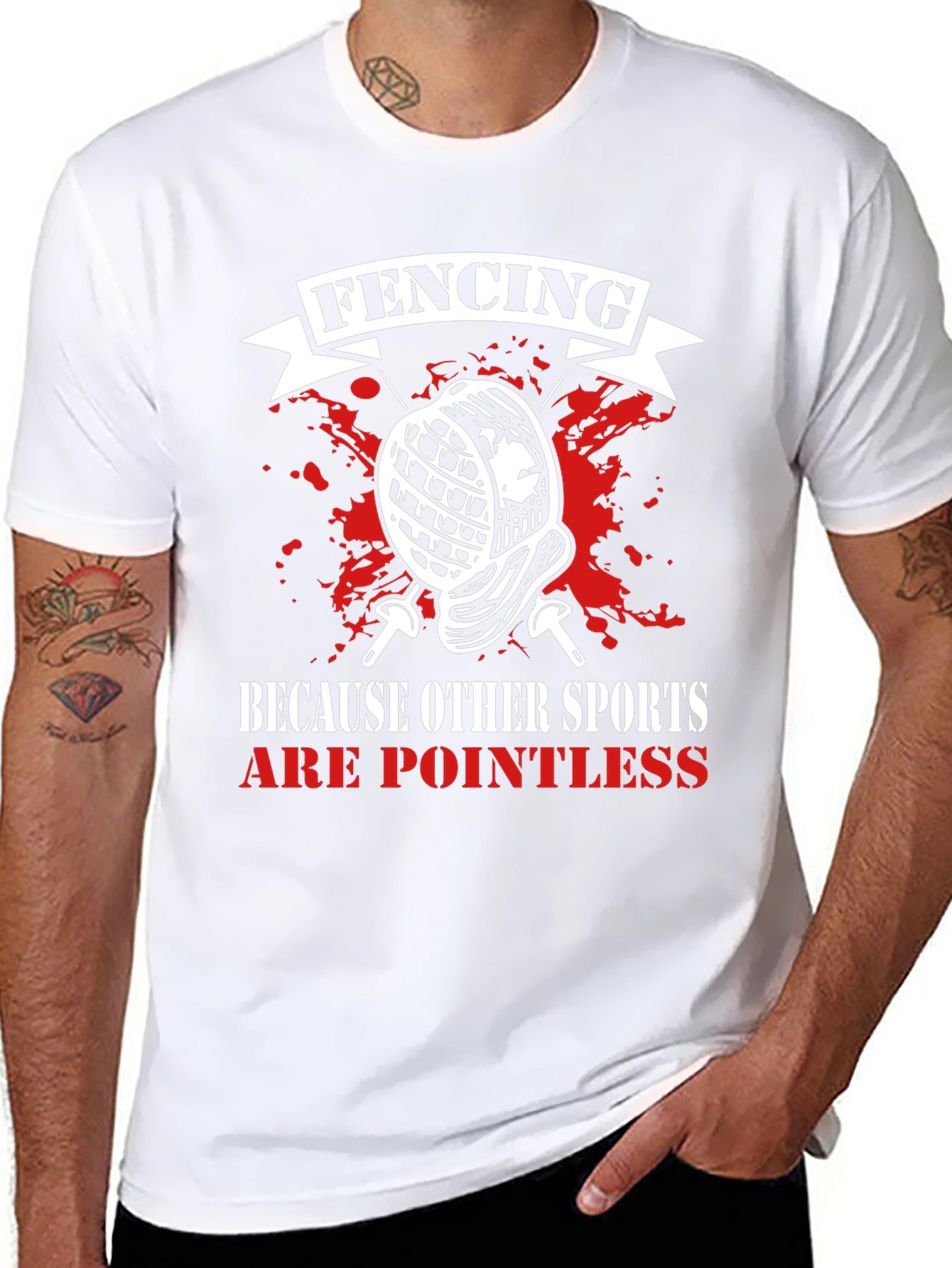 Fencing T-Shirt: Because Other Sports Are Pointless