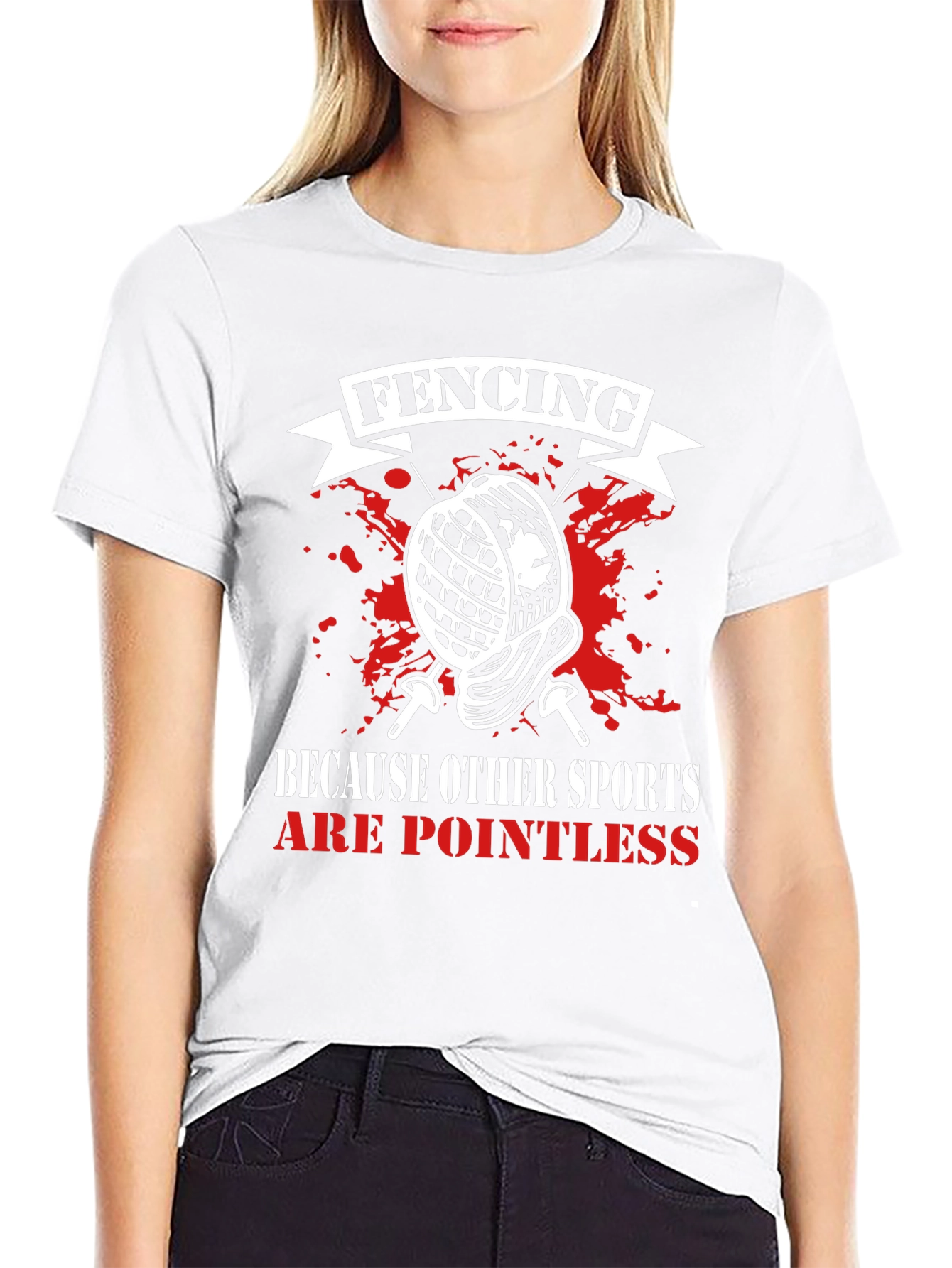 Fencing T-Shirt: Because Other Sports Are Pointless