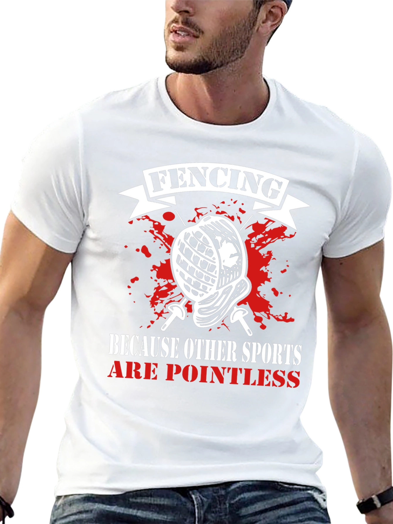 Fencing T-Shirt: Because Other Sports Are Pointless