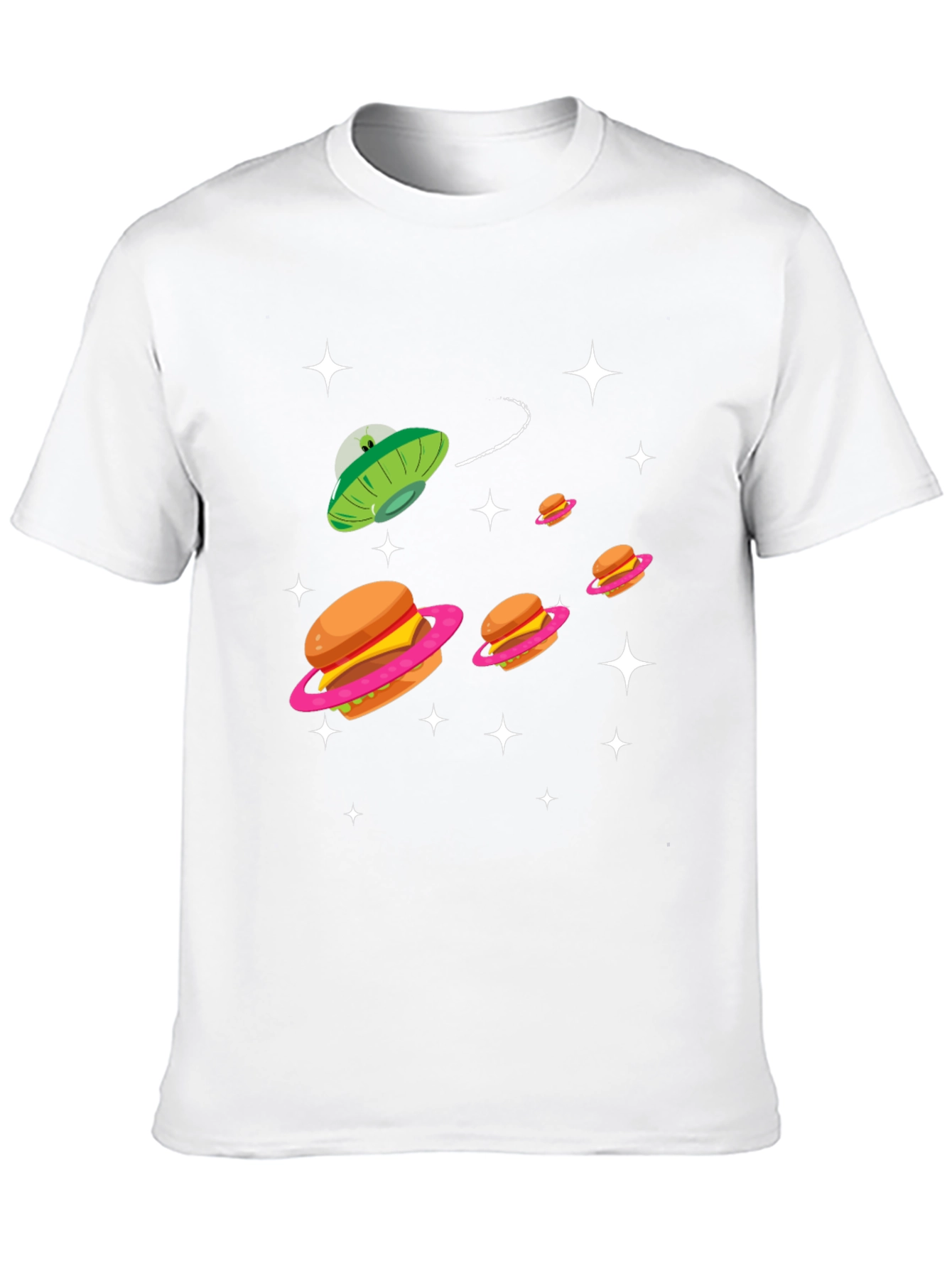 Cosmic Burger Planet Black T-Shirt