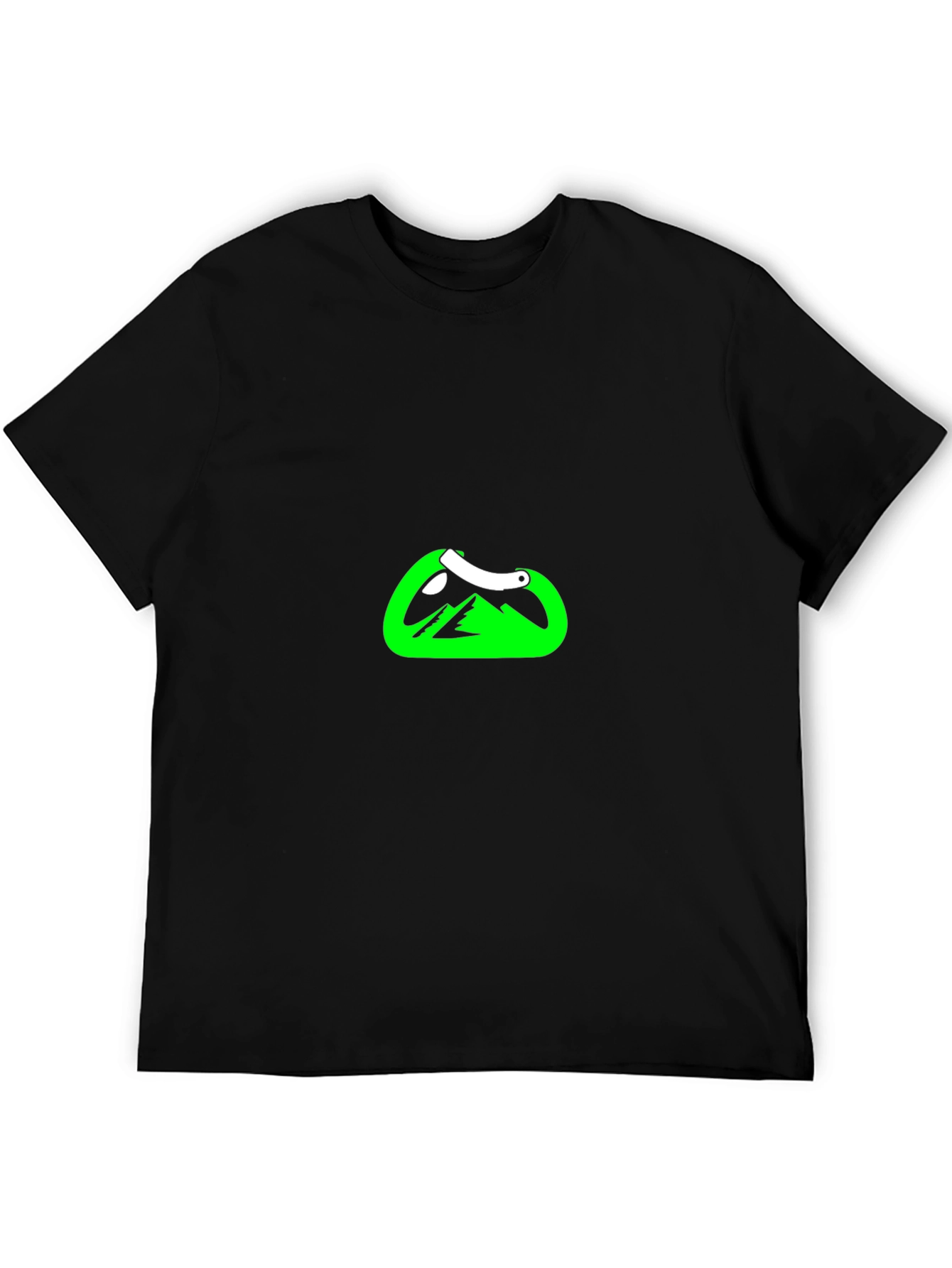 Mountain Climb Carabiner Black T-Shirt