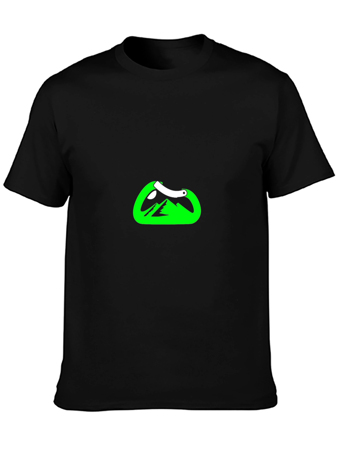 Mountain Climb Carabiner Black T-Shirt