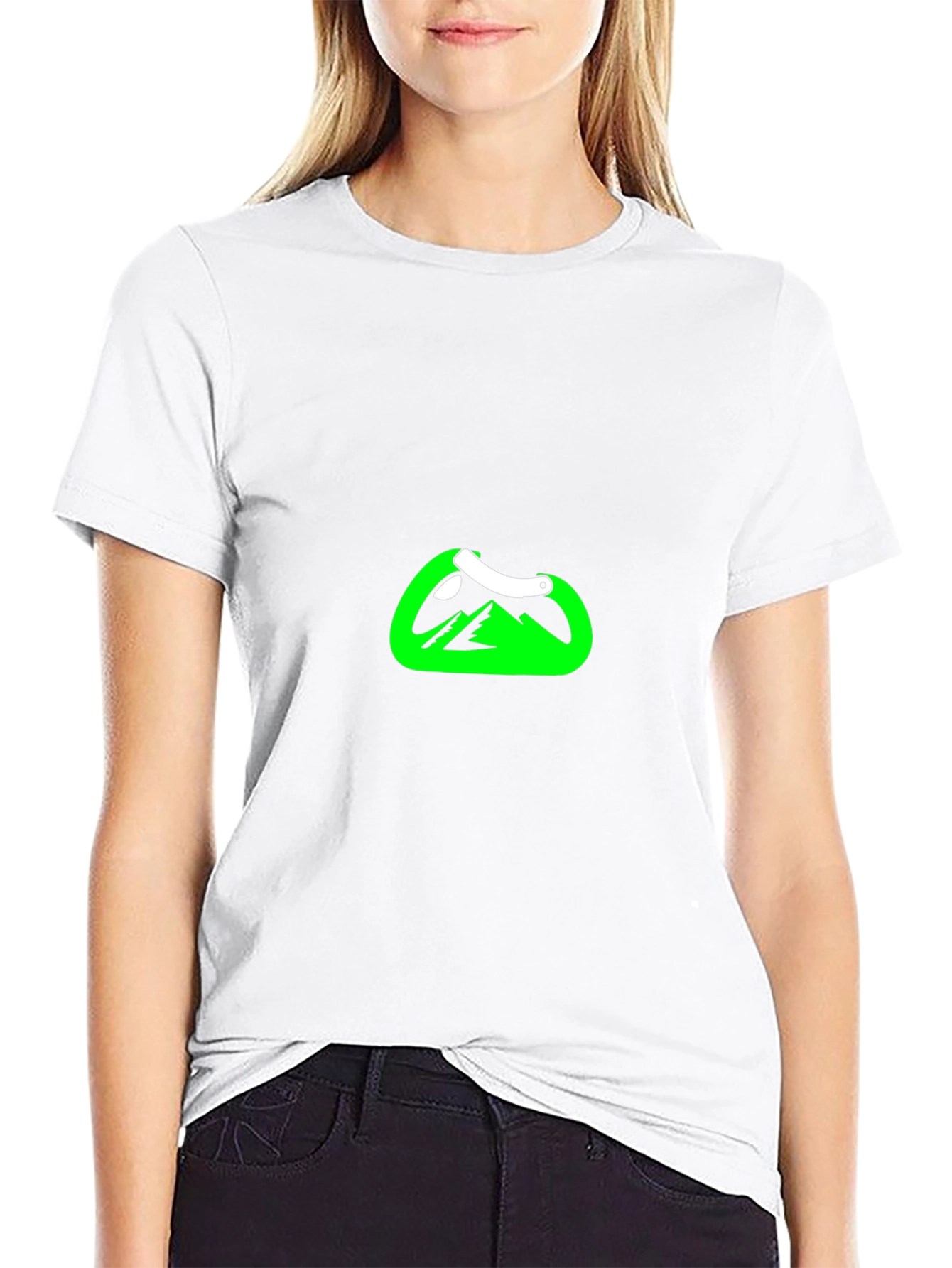 Mountain Climb Carabiner Black T-Shirt