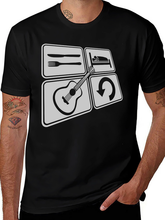 Eat Sleep Play Guitar T-Shirt