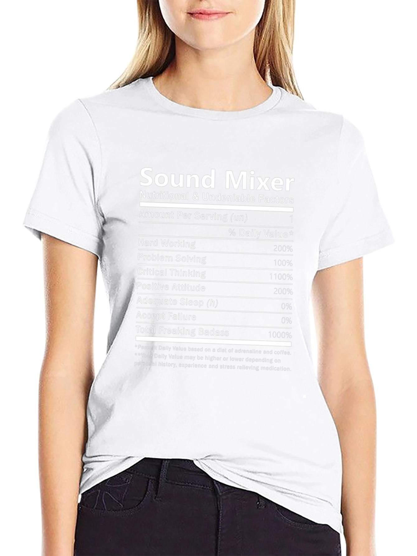 Sound Mixer Nutritional T-Shirt