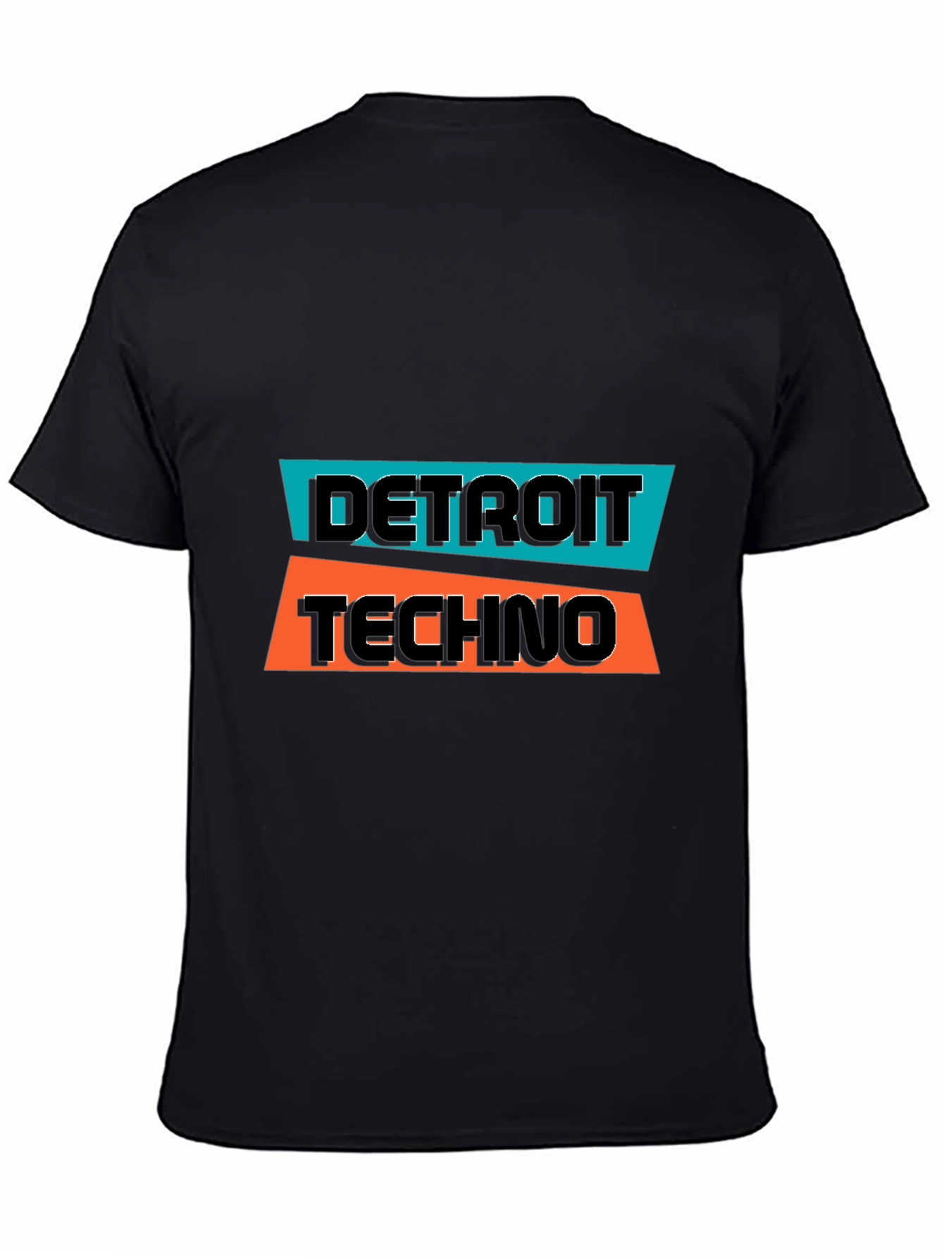 Detroit Techno Graphic Tee - Black