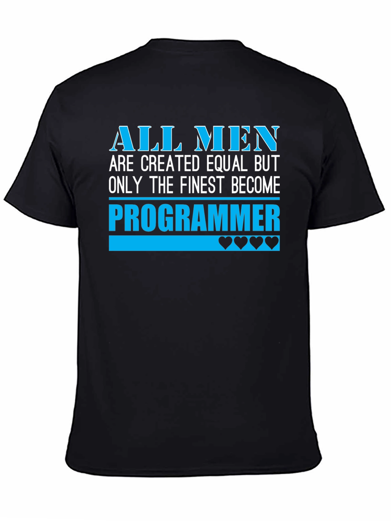 Finest Programmer Graphic T-Shirt - Black