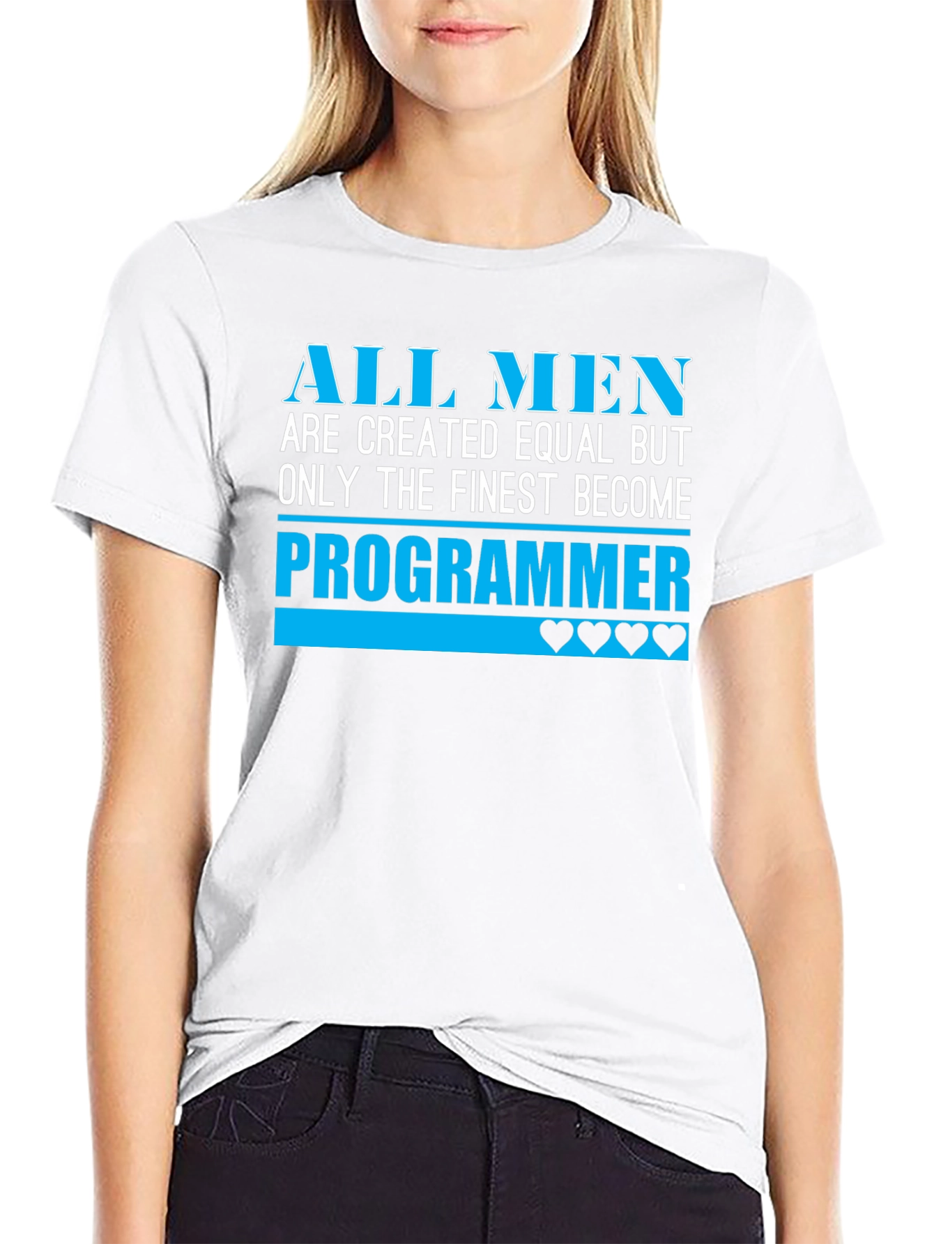 Finest Programmer Graphic T-Shirt - Black