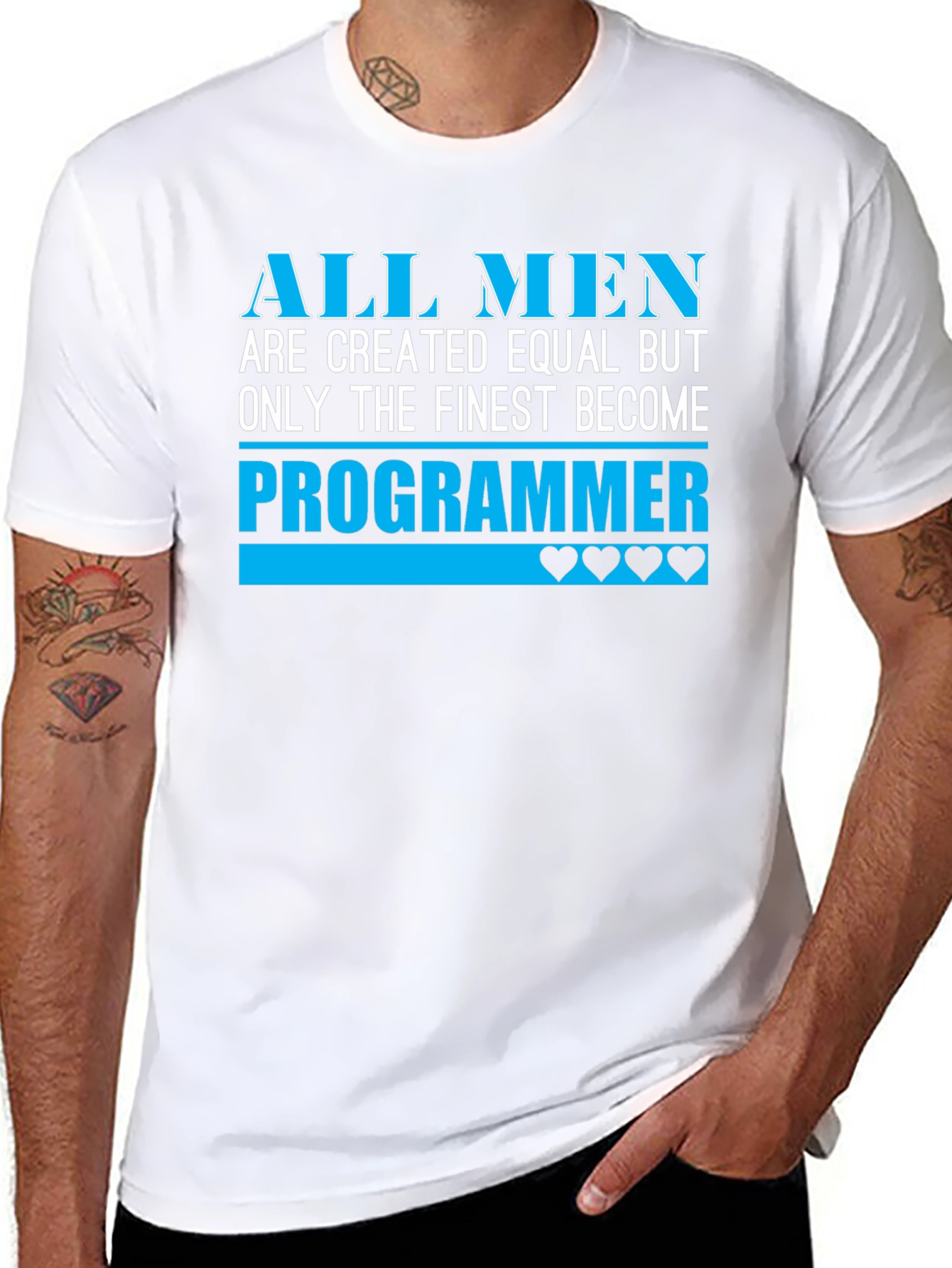 Finest Programmer Graphic T-Shirt - Black