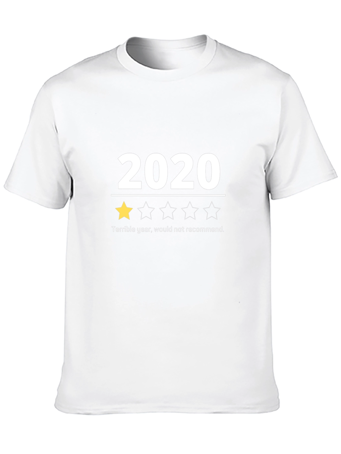 2020 One Star Review Graphic Tee - Black T-Shirt