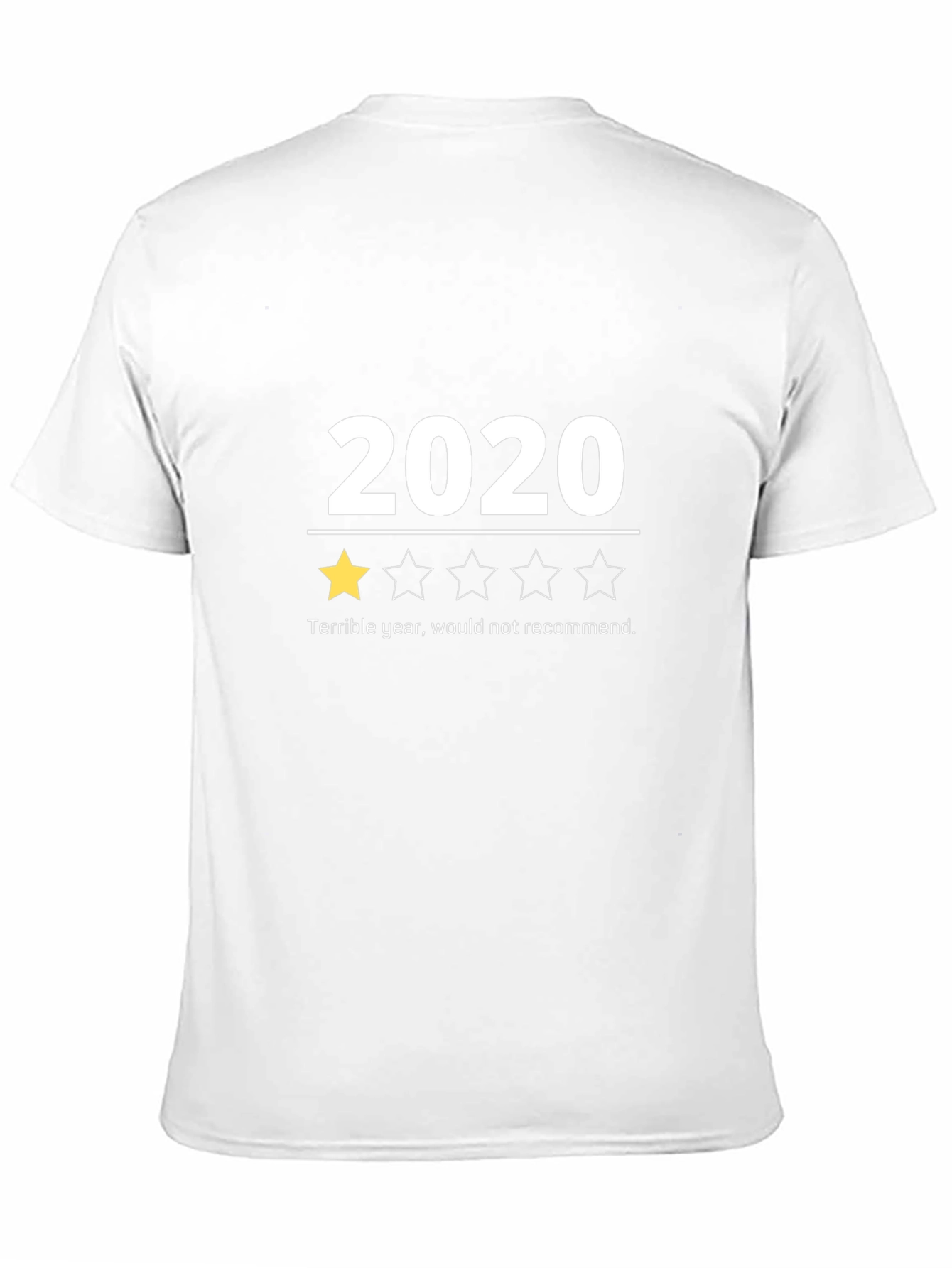 2020 One Star Review Graphic Tee - Black T-Shirt