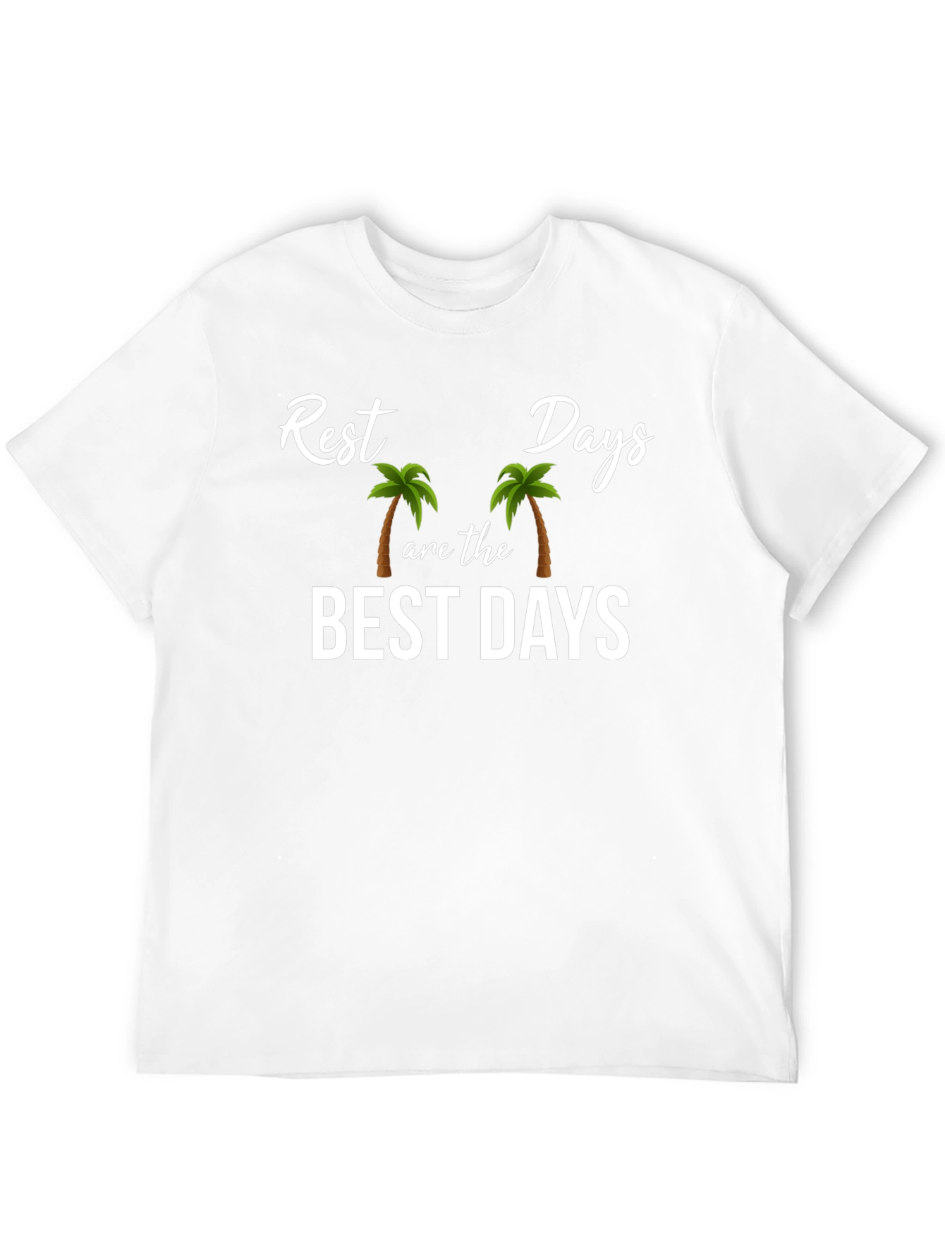 Rest Days Palm Tree Graphic T-Shirt