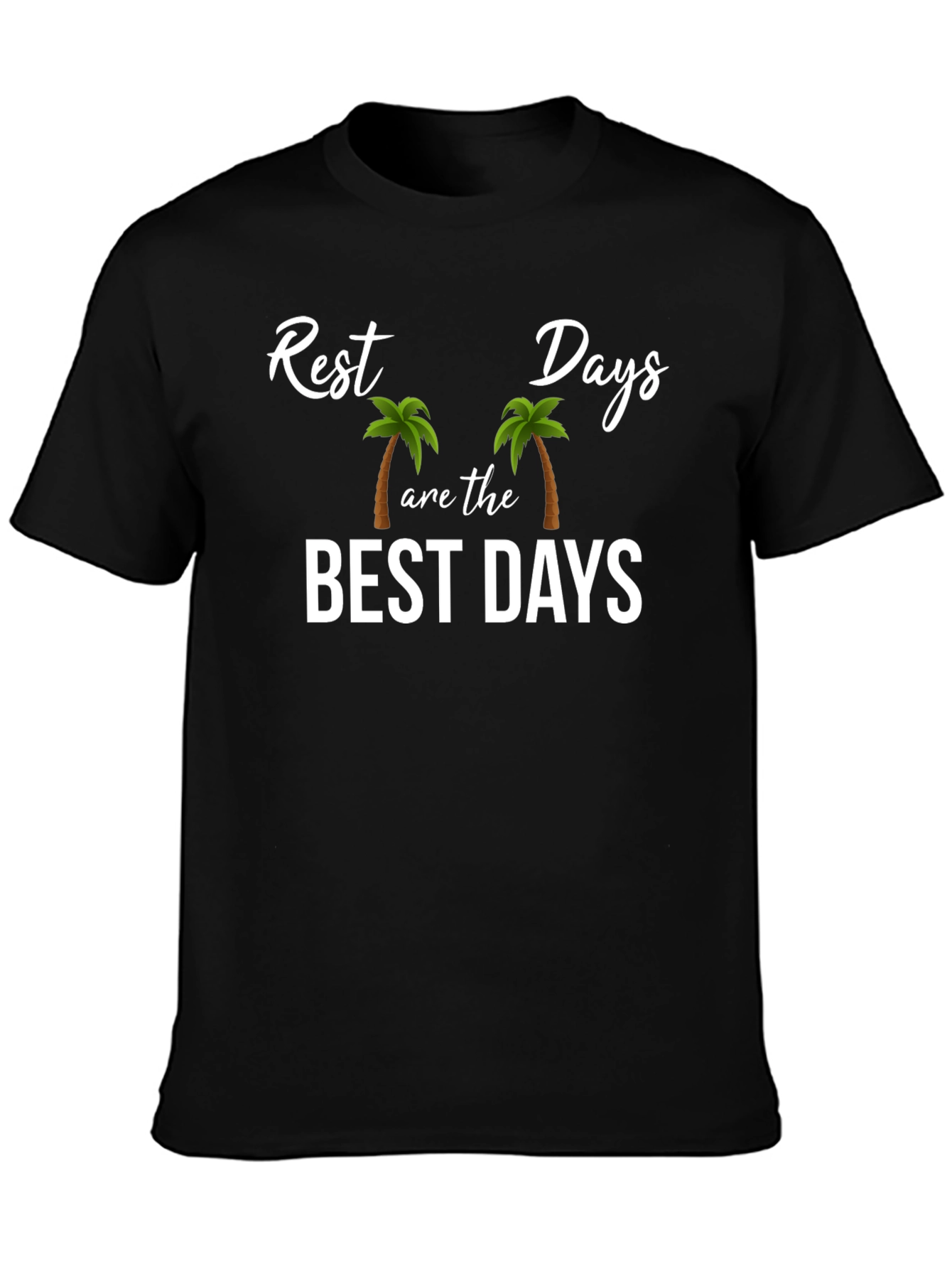 Rest Days Palm Tree Graphic T-Shirt