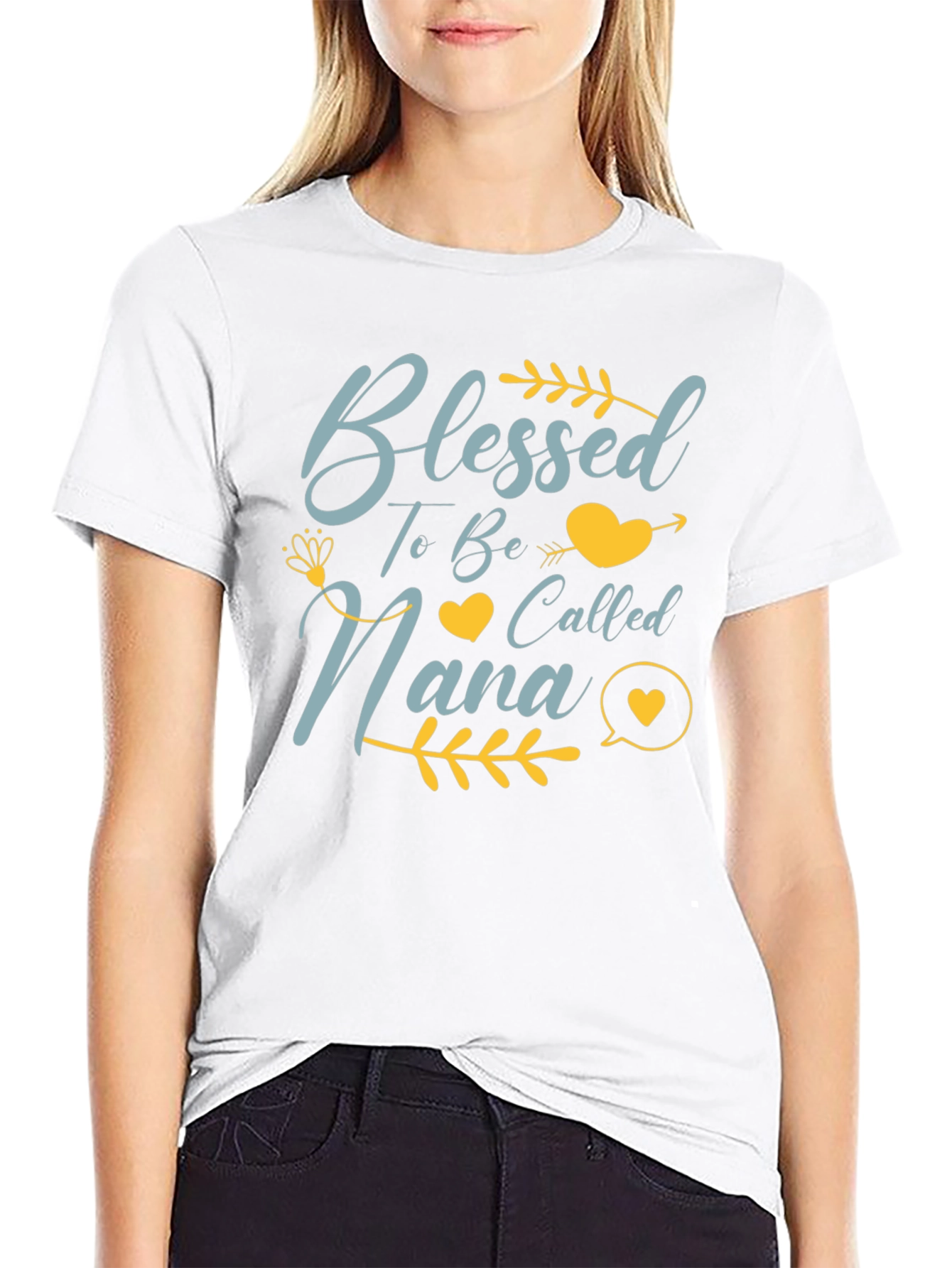 Blessed Nana T-Shirt - Cute Gift for Grandma