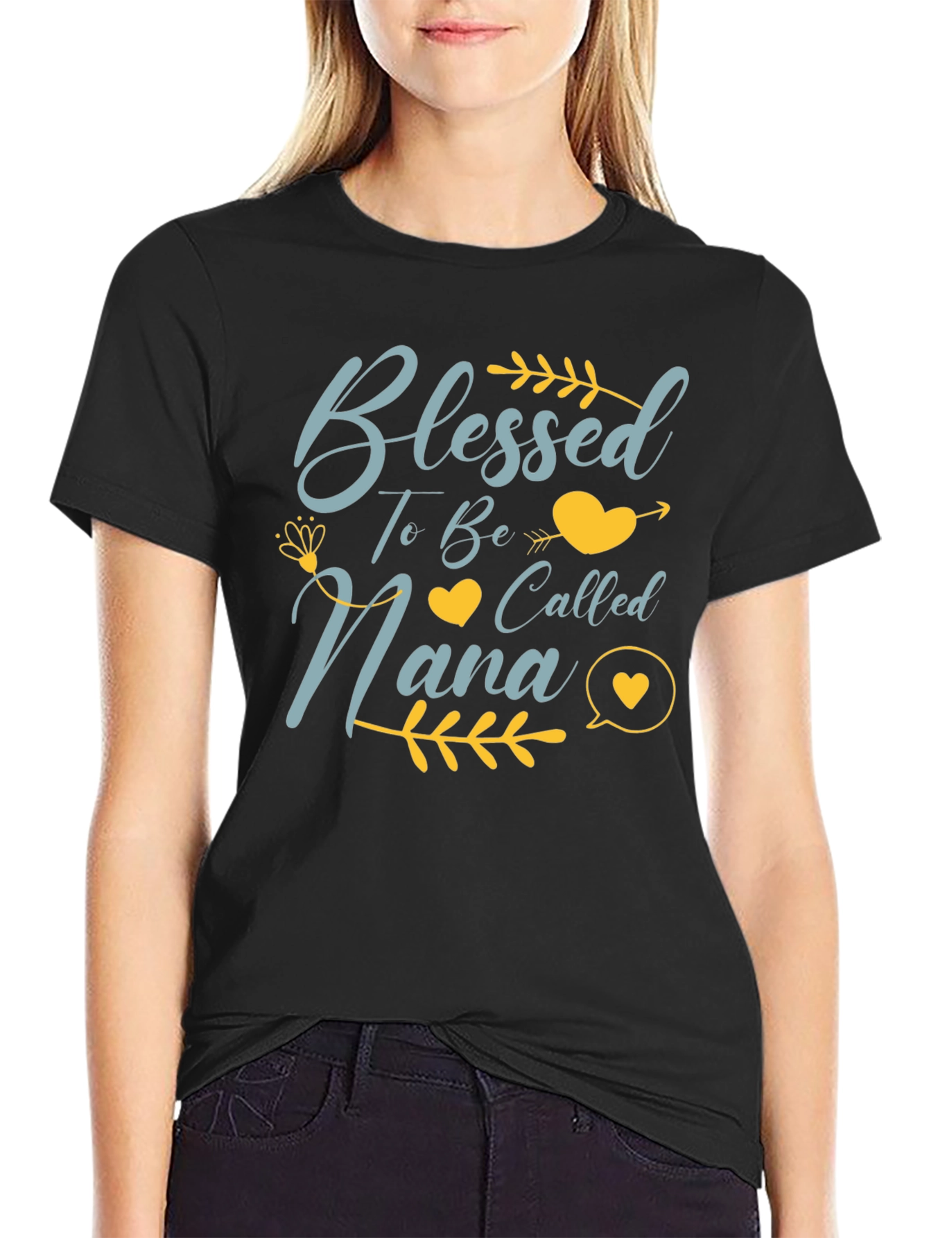 Blessed Nana T-Shirt - Cute Gift for Grandma