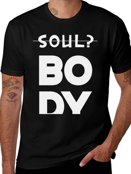 Soul or Body Graphic Tee - Black