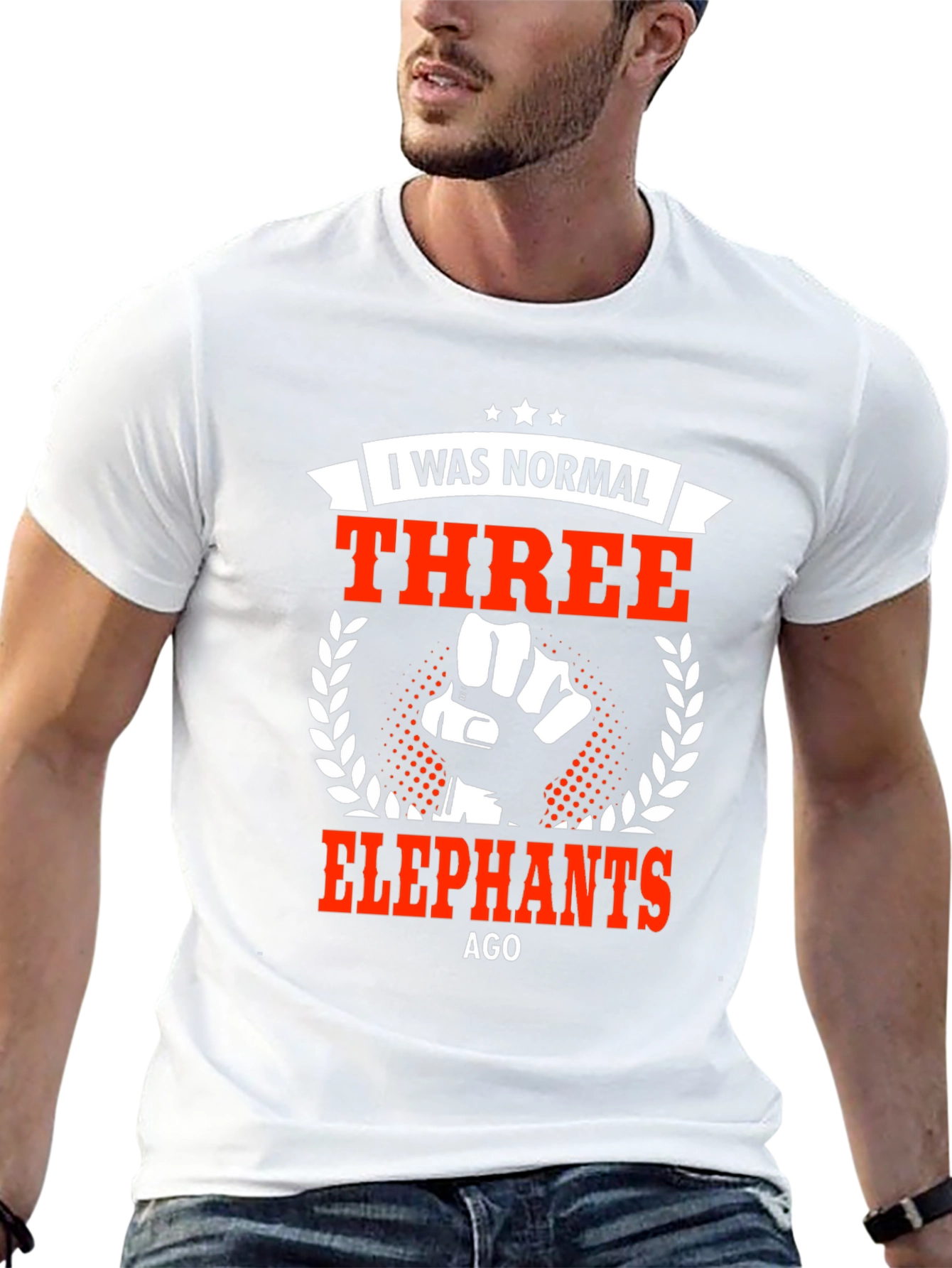 I Was Normal Three Elephants Ago Graphic T-Shirt