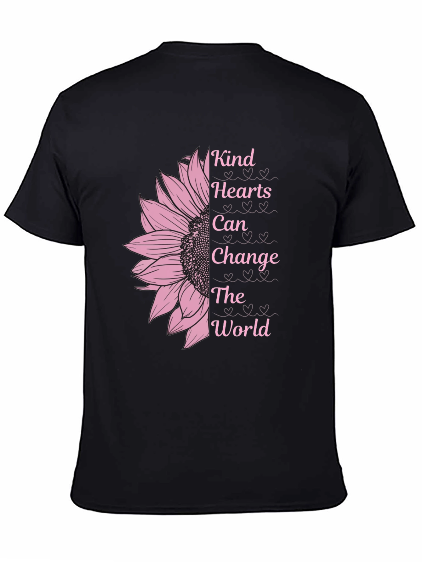 Kind Hearts Sunflower Graphic T-Shirt