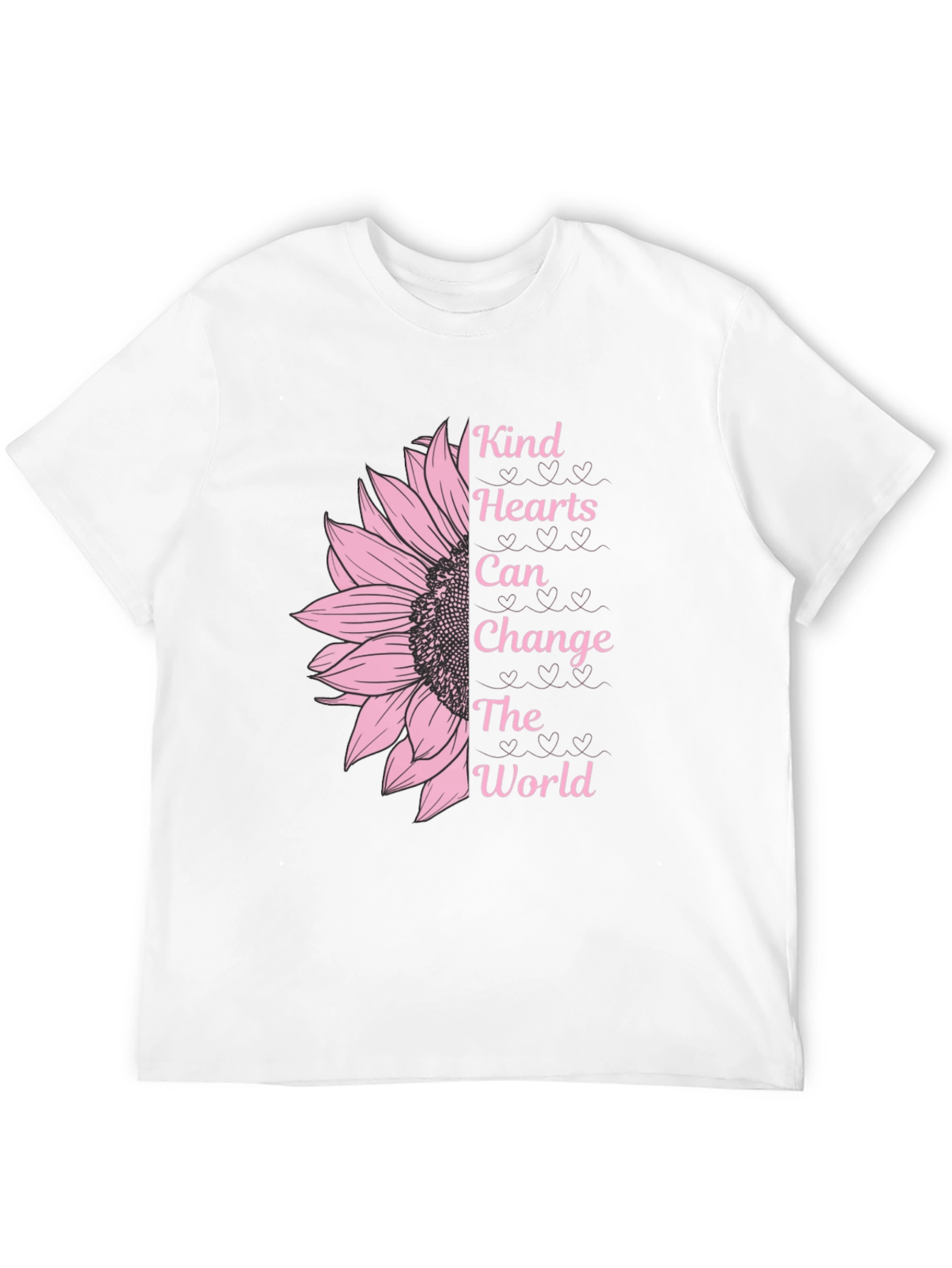 Kind Hearts Sunflower Graphic T-Shirt
