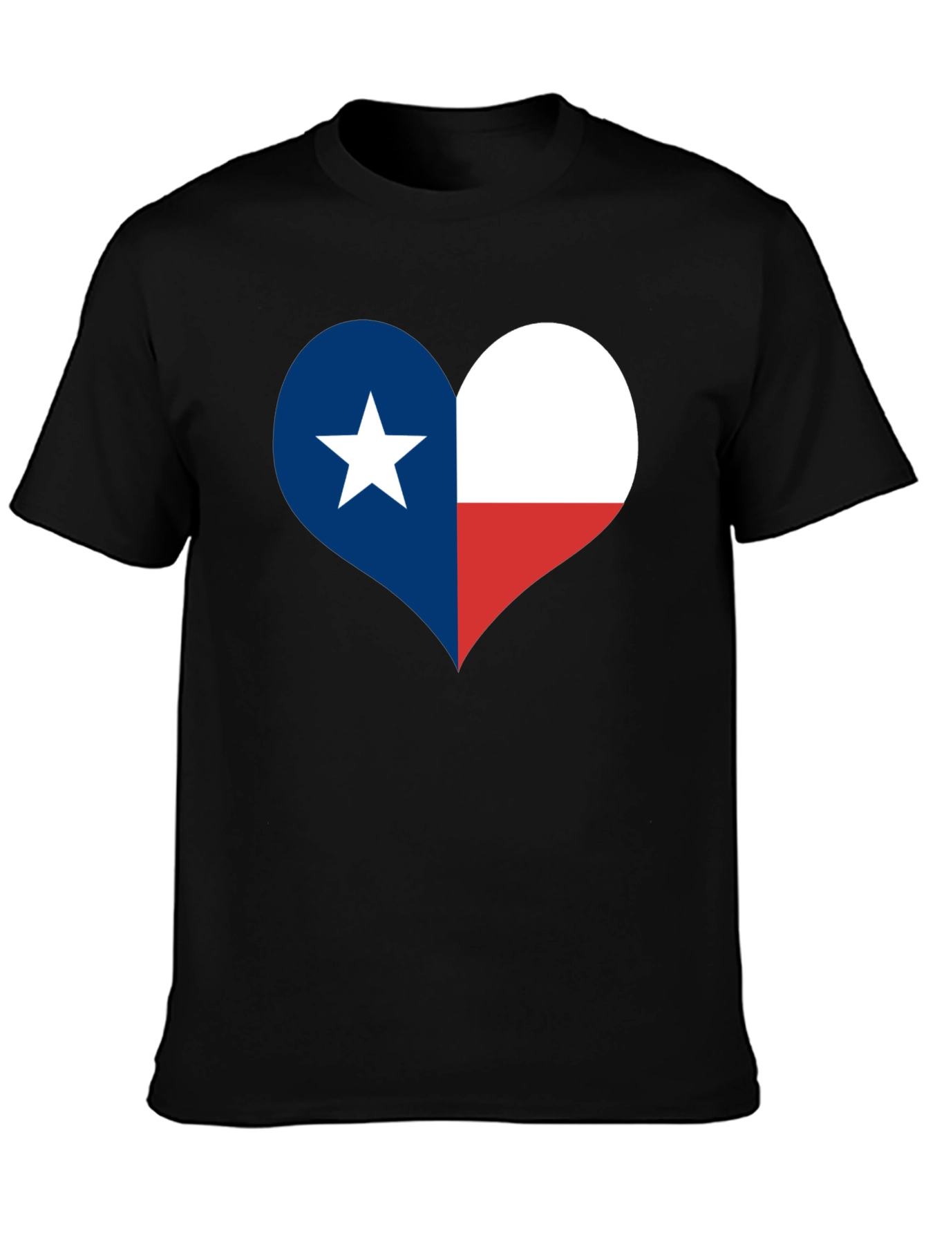 Texas Flag Heart T-Shirt - Lone Star State Pride