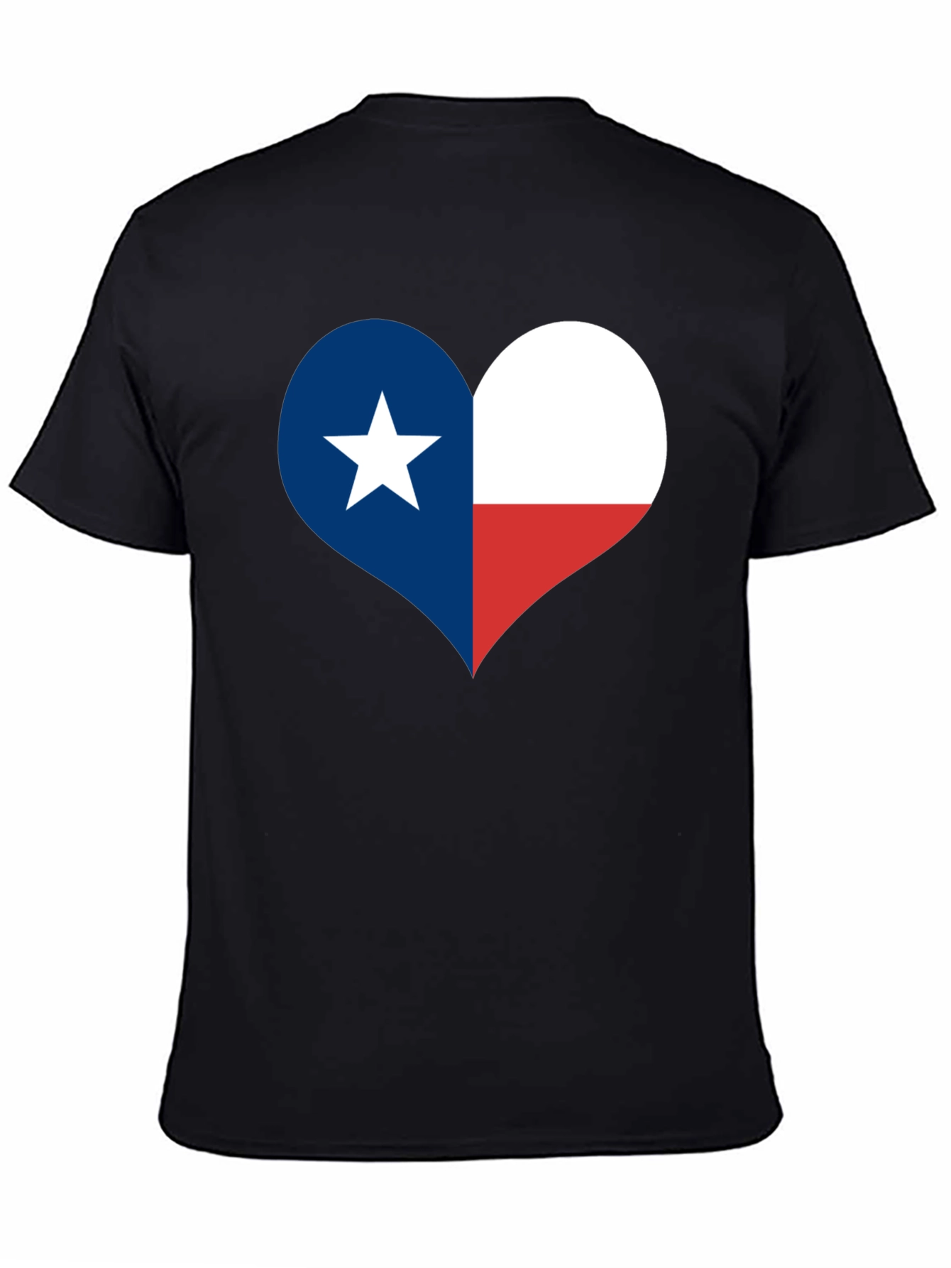 Texas Flag Heart T-Shirt - Lone Star State Pride