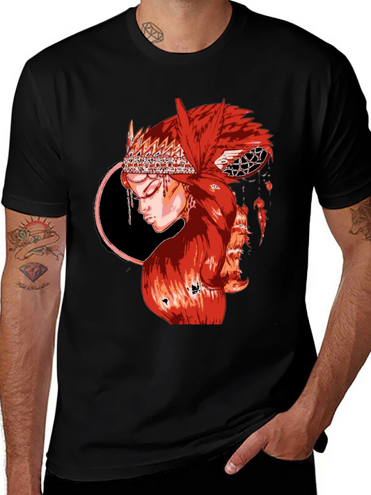 Red Haired Woman Graphic T-Shirt