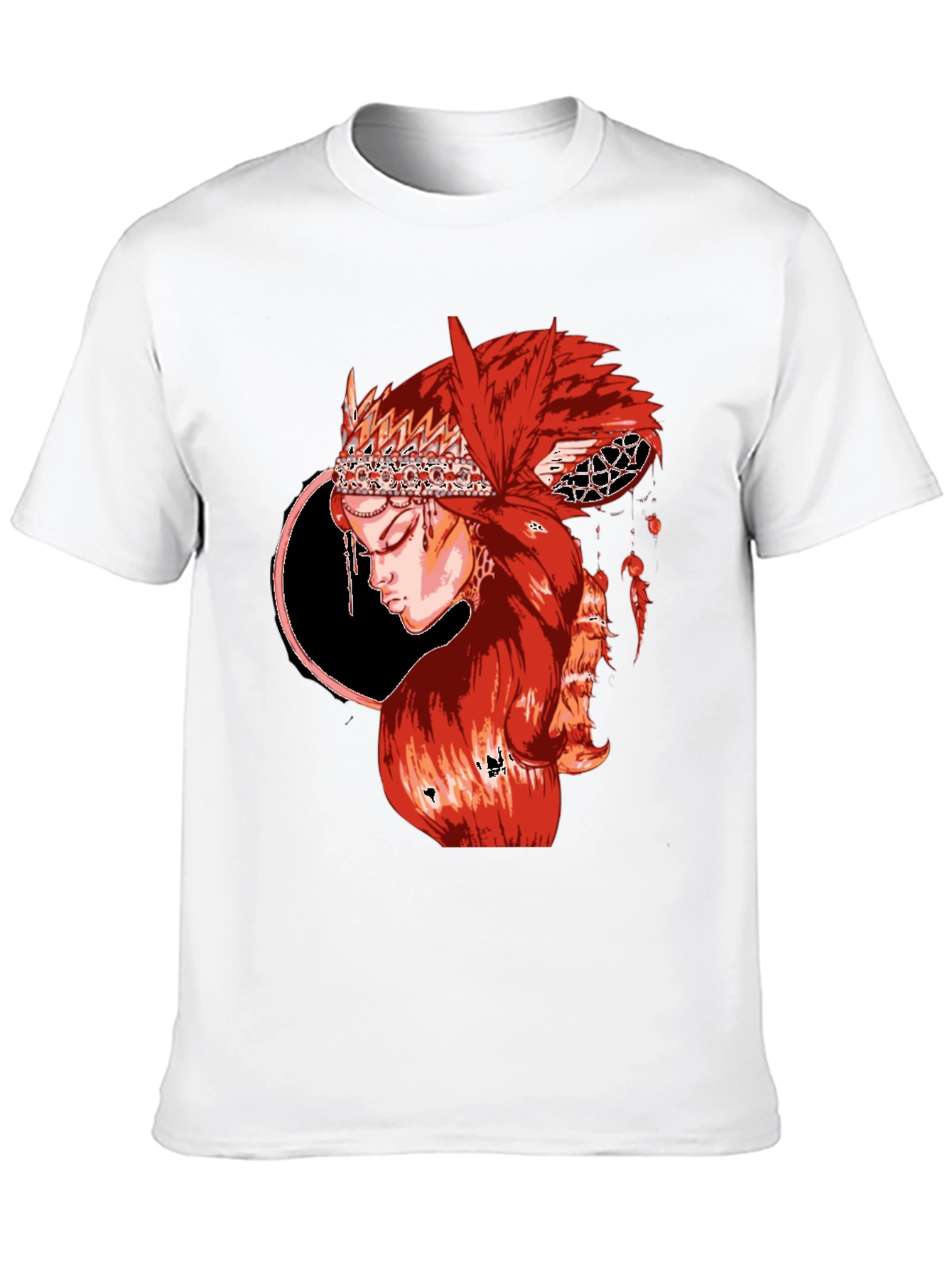 Red Haired Woman Graphic T-Shirt