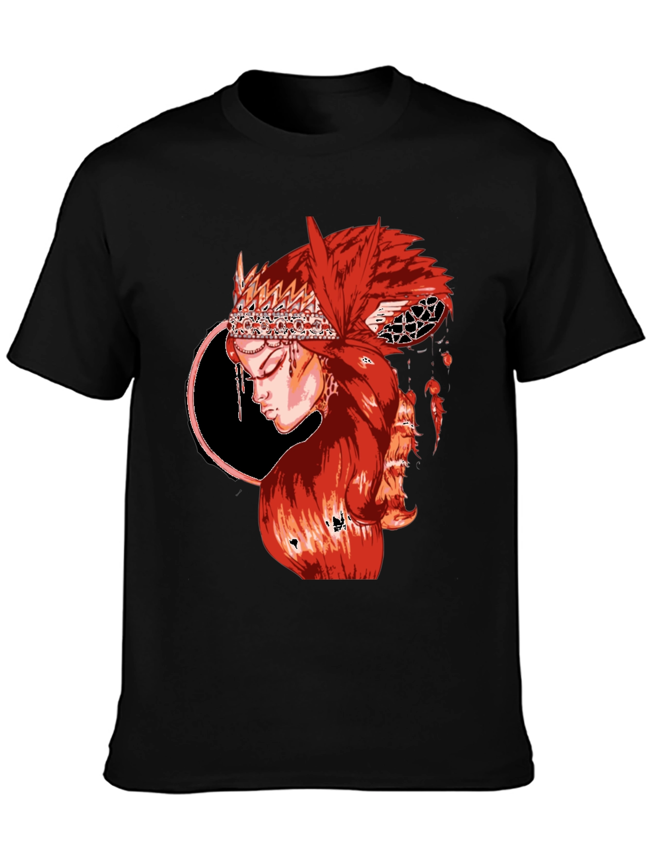 Red Haired Woman Graphic T-Shirt