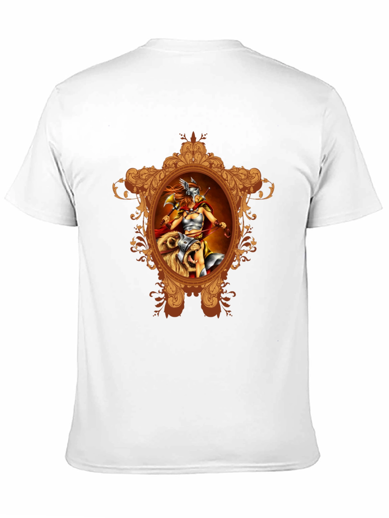 Viking Warrior Graphic Black T-Shirt