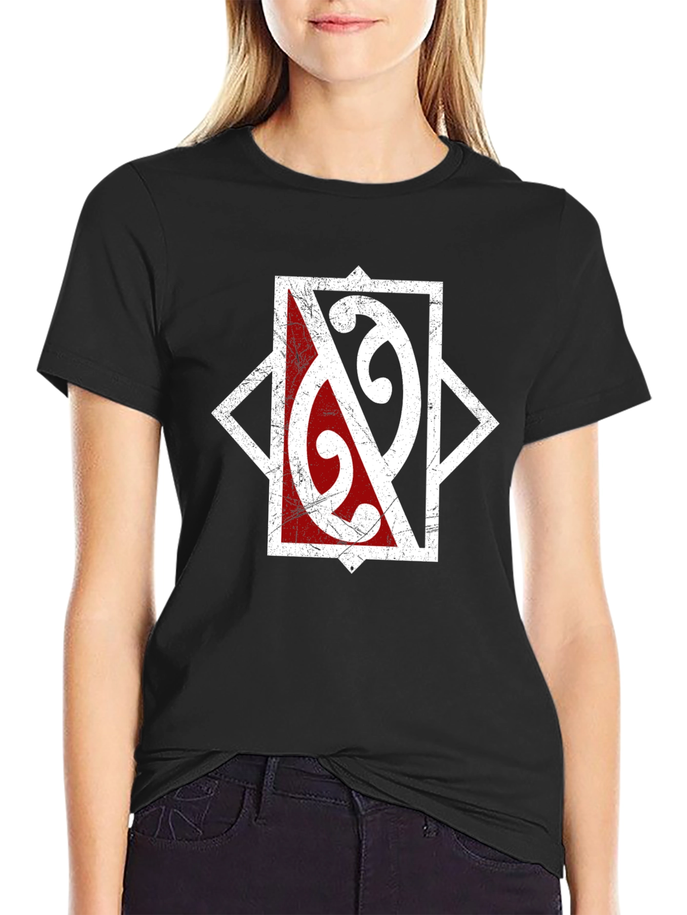 Distressed Graphic Tee - Edgy Streetwear