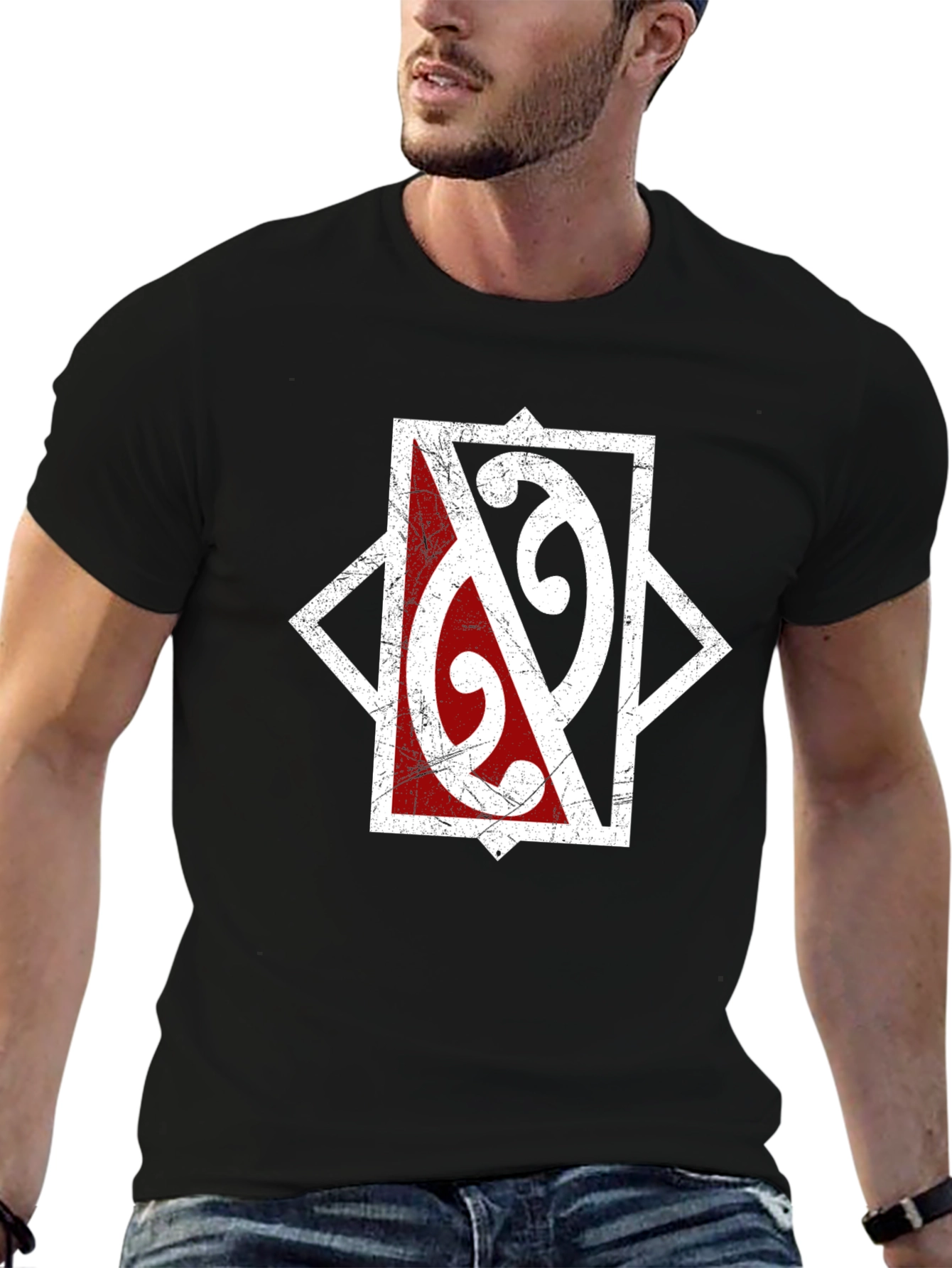 Distressed Graphic Tee - Edgy Streetwear