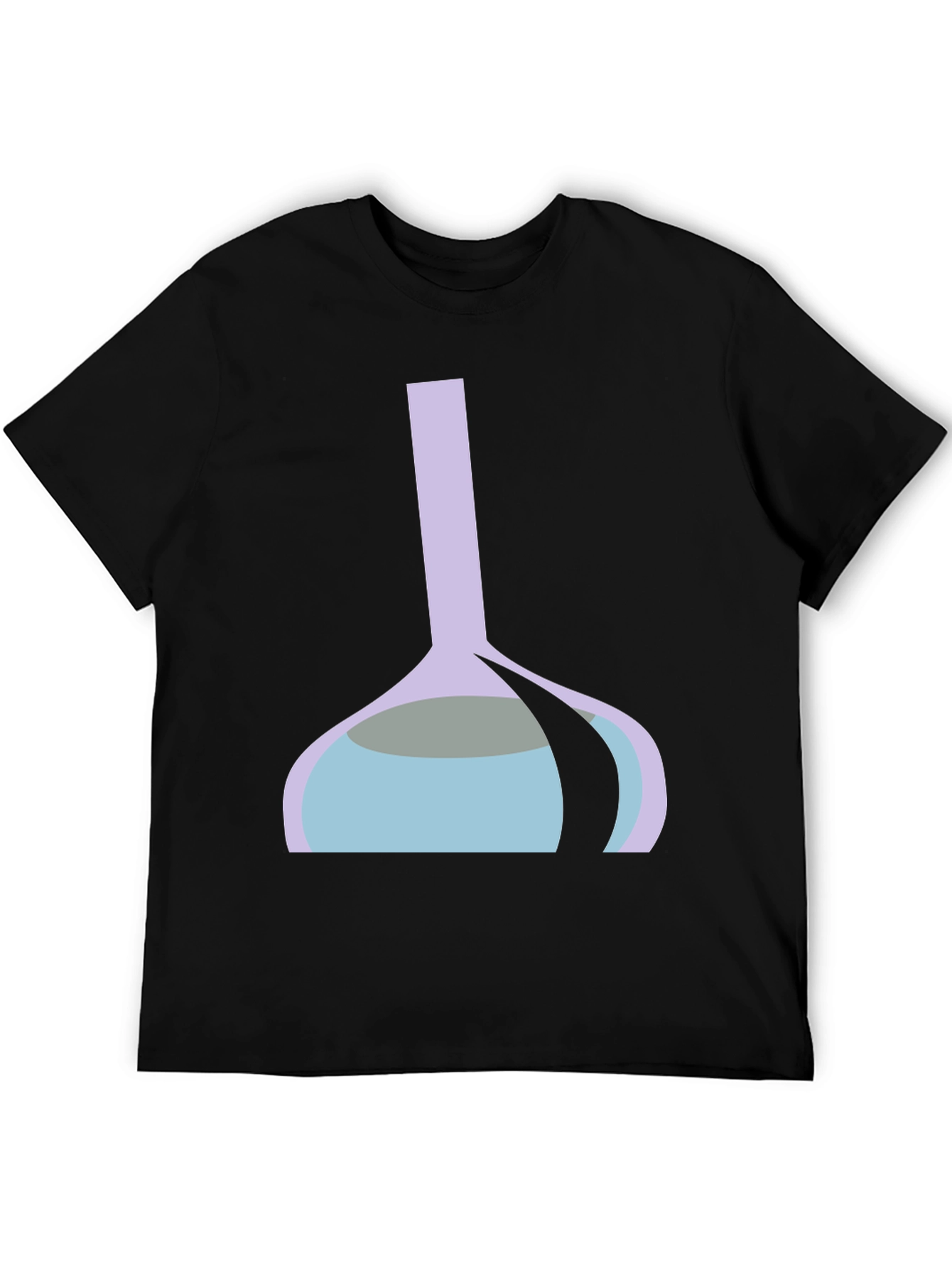 Funky Lab Beaker Graphic Tee - Black