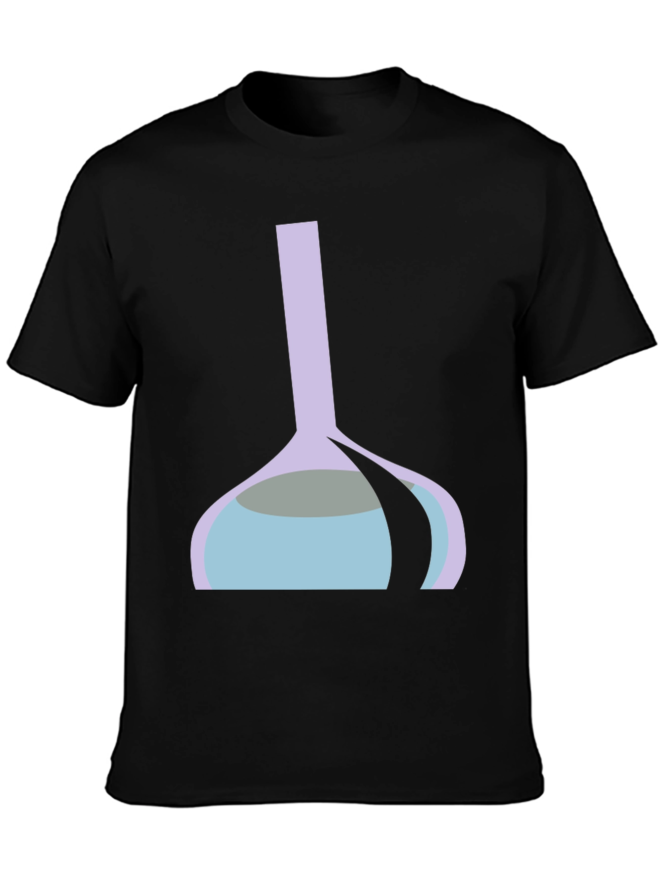 Funky Lab Beaker Graphic Tee - Black