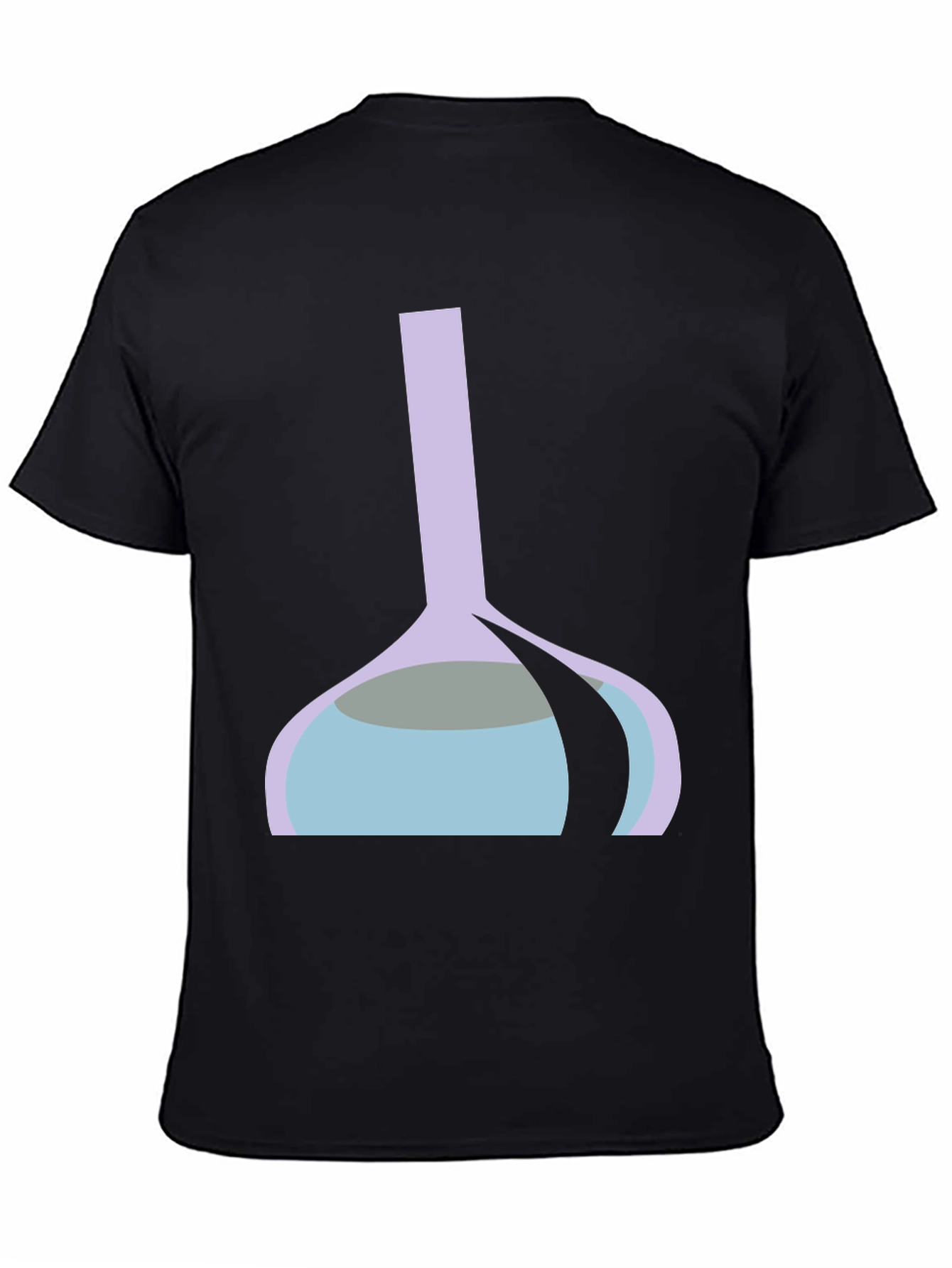 Funky Lab Beaker Graphic Tee - Black
